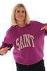 Sweater saint paars