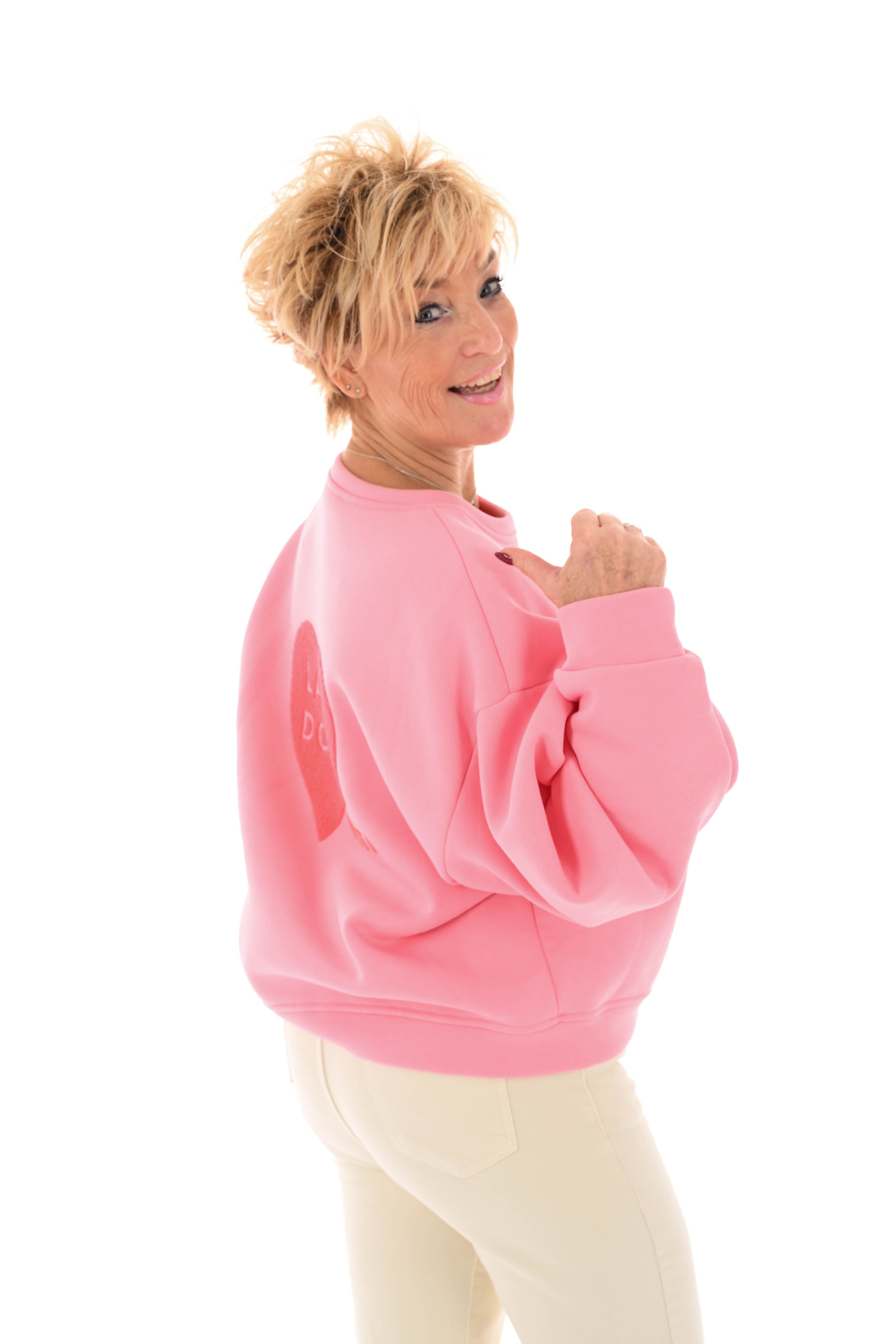 Sweater la dolce vita roze