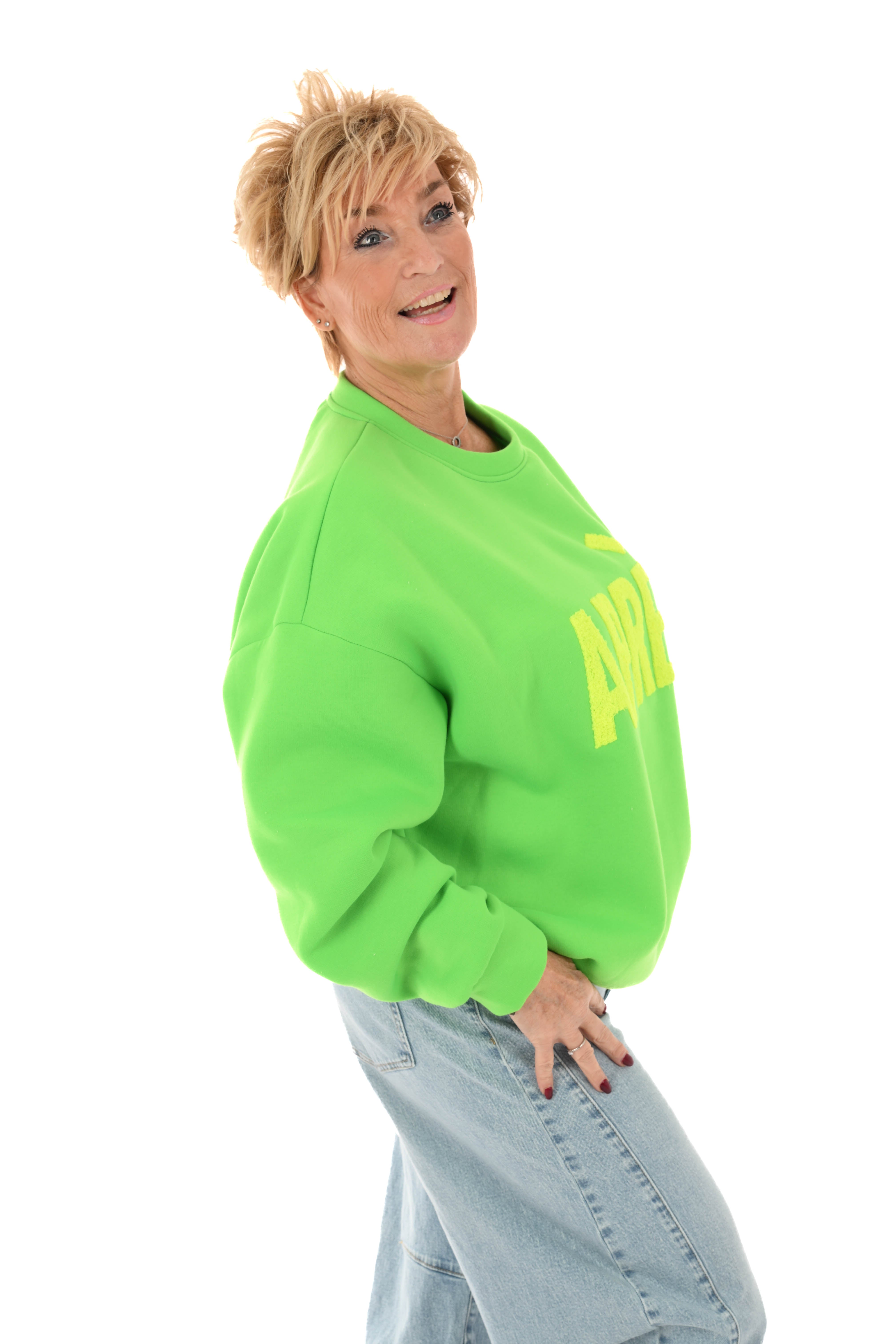 Sweater apres groen