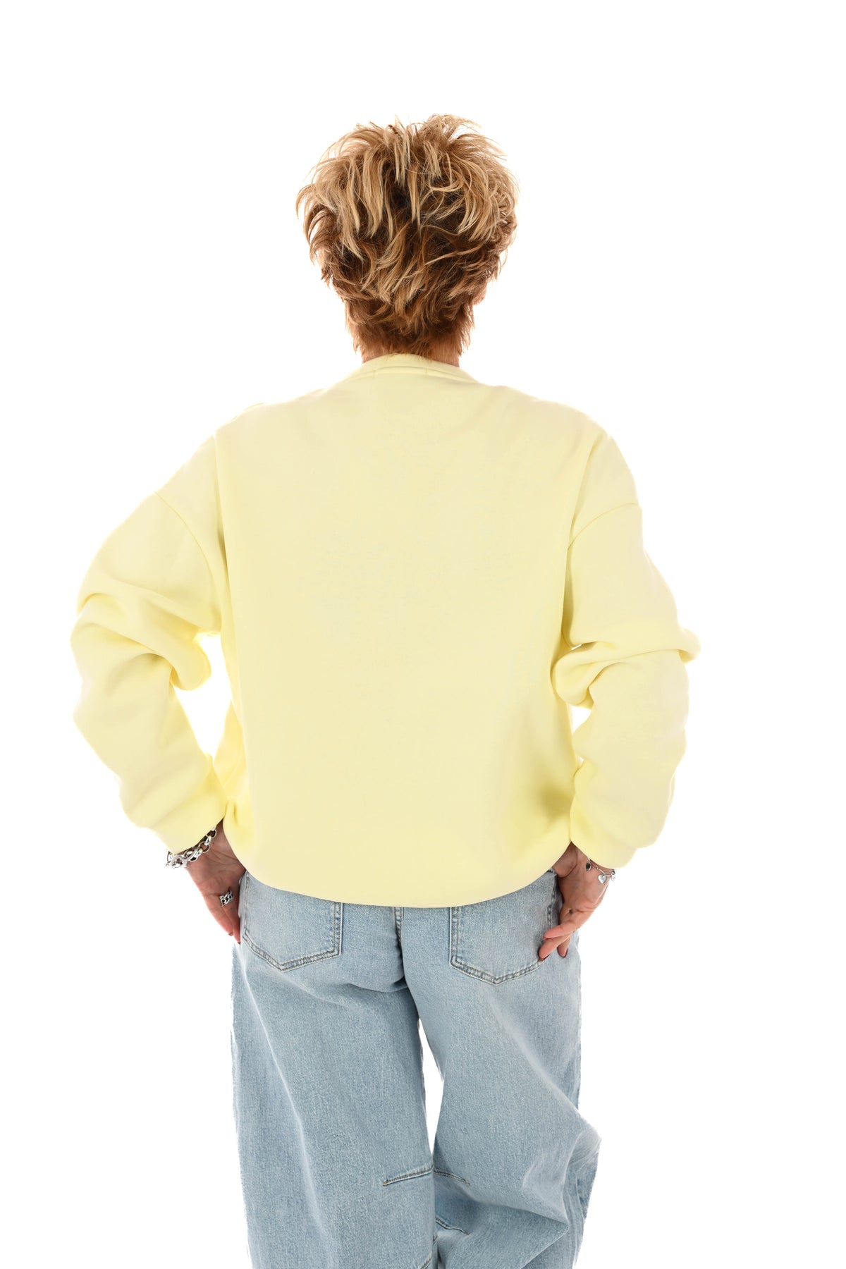 Sweater apres lichtgeel