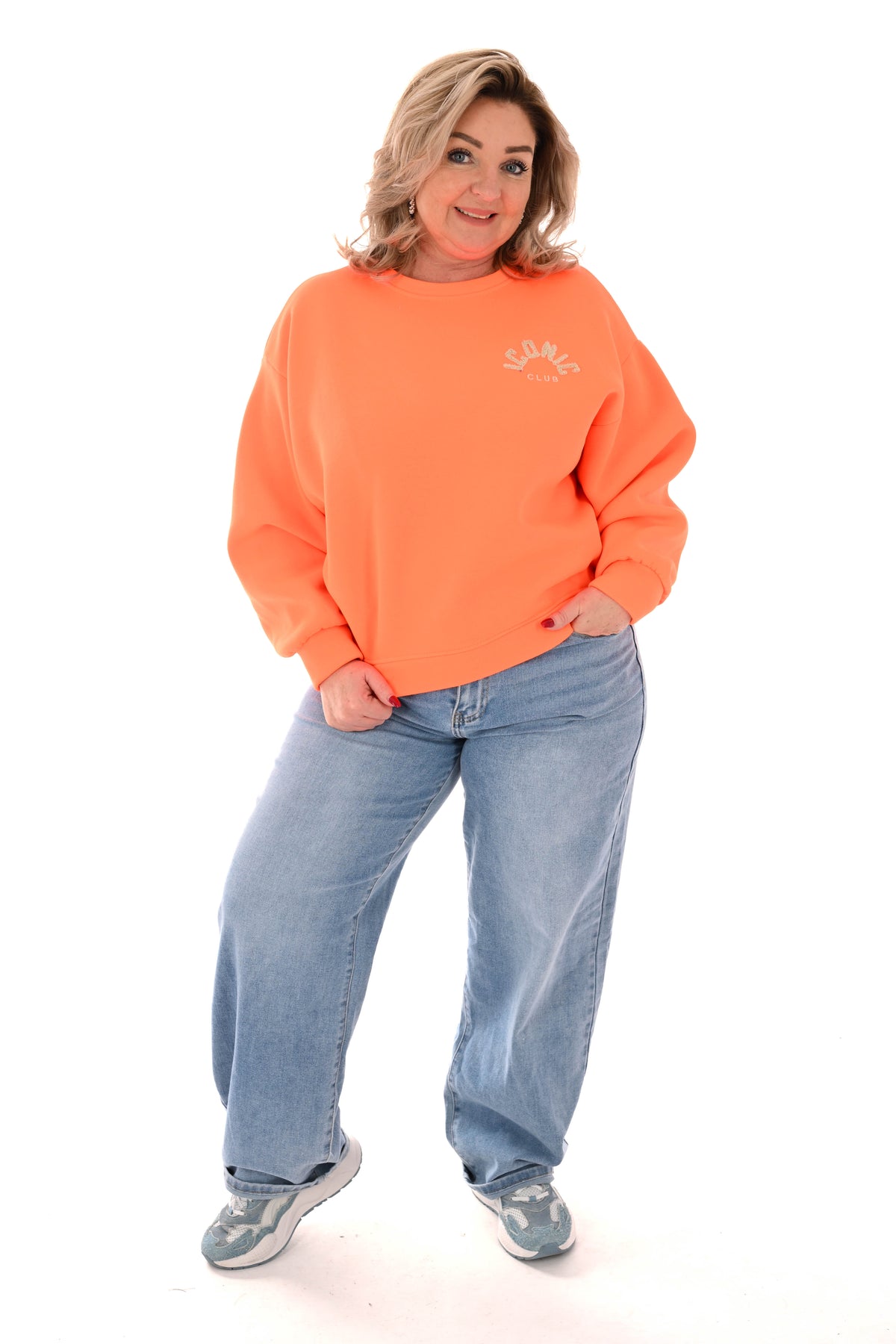 Sweater iconic club oranje