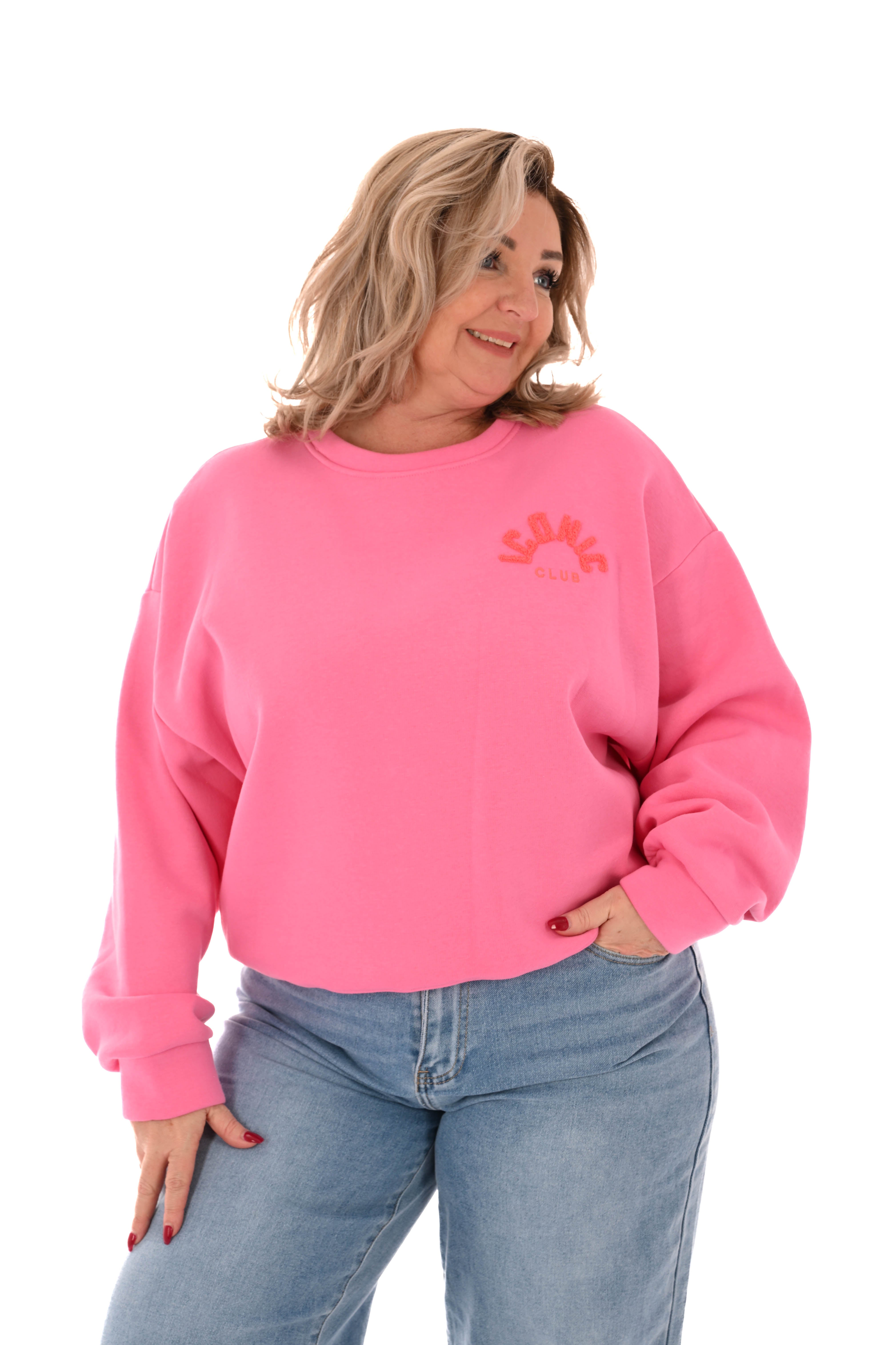Sweater iconic club roze