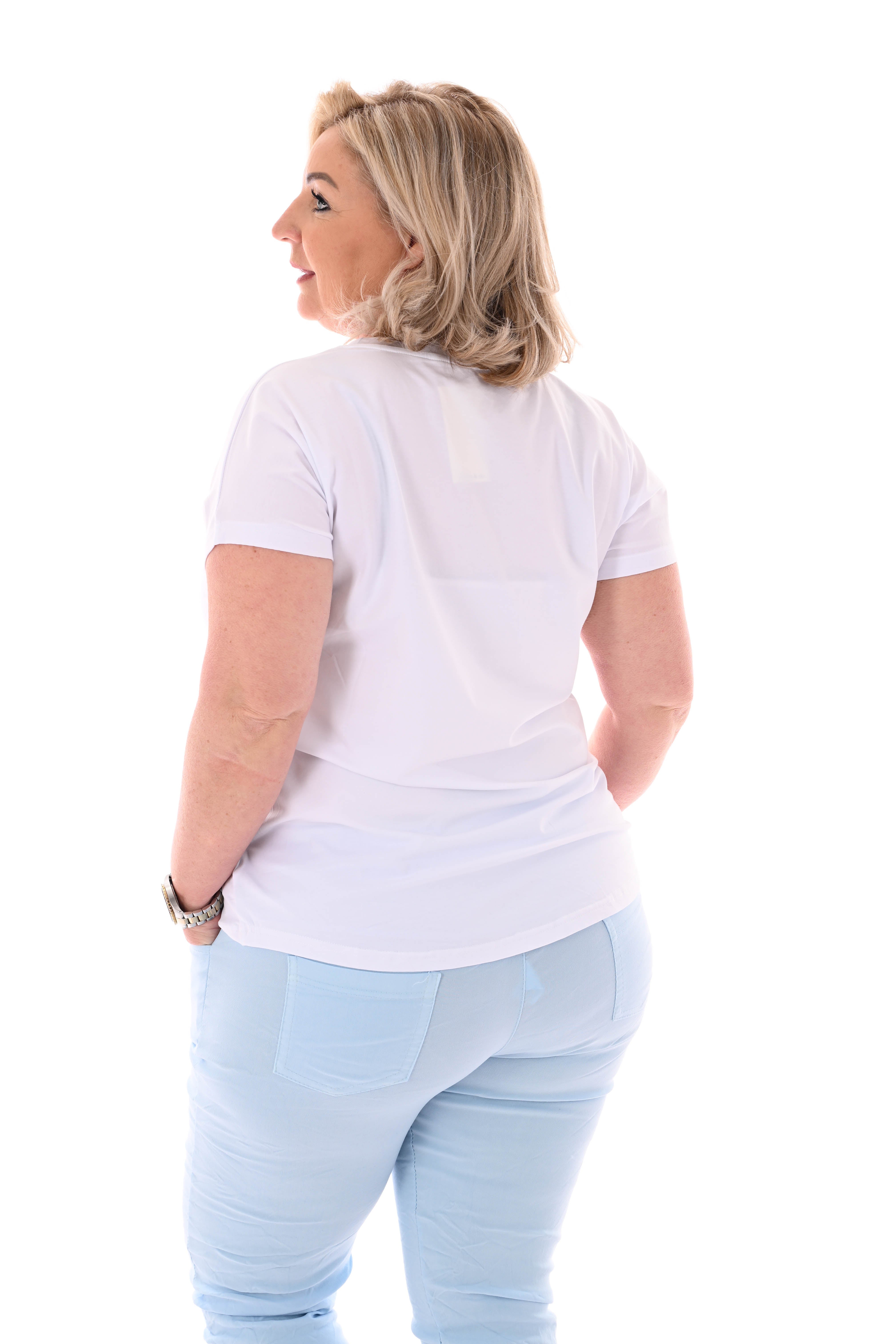 T-shirt met tekst groen