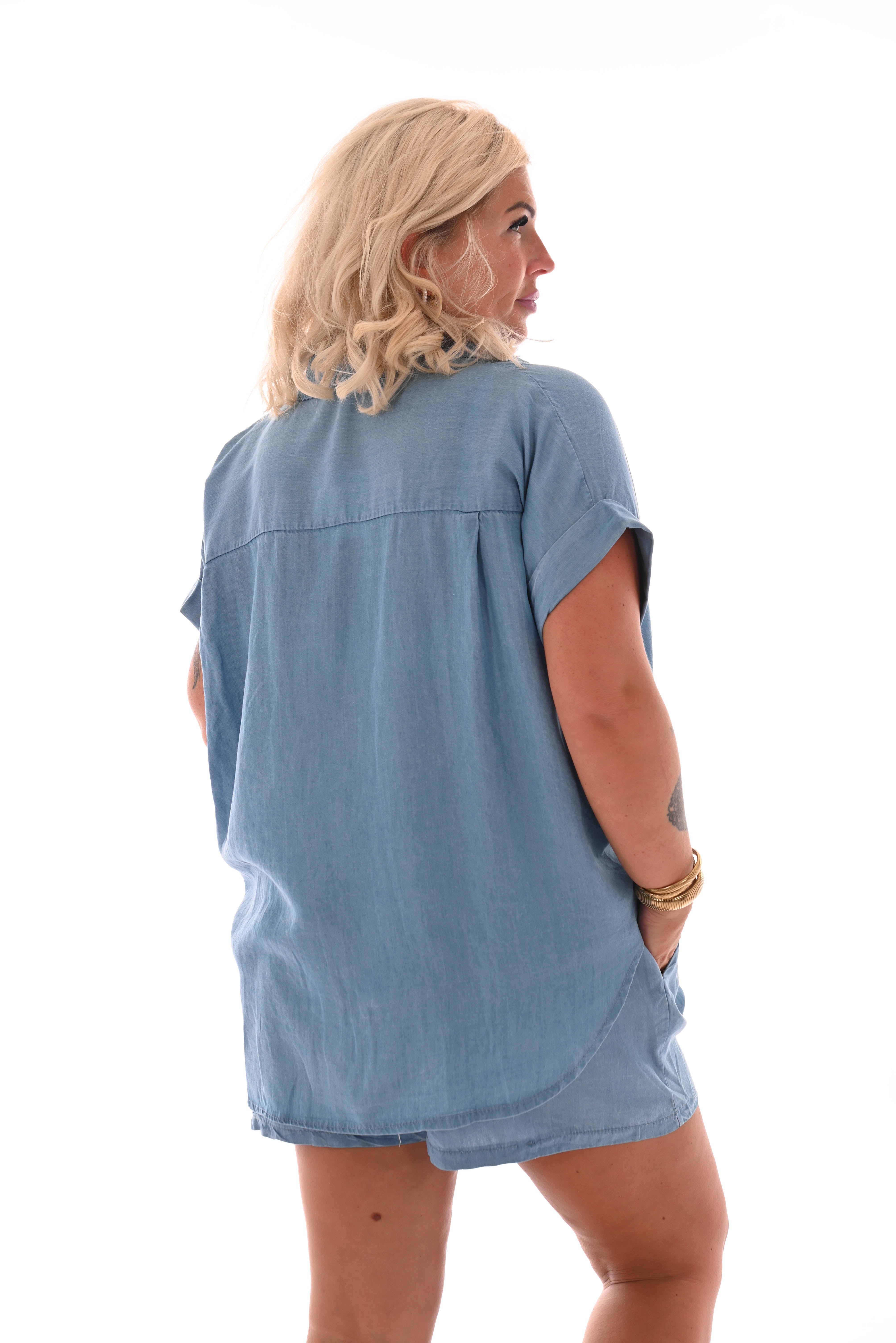 Jeans twinset lichtblauw