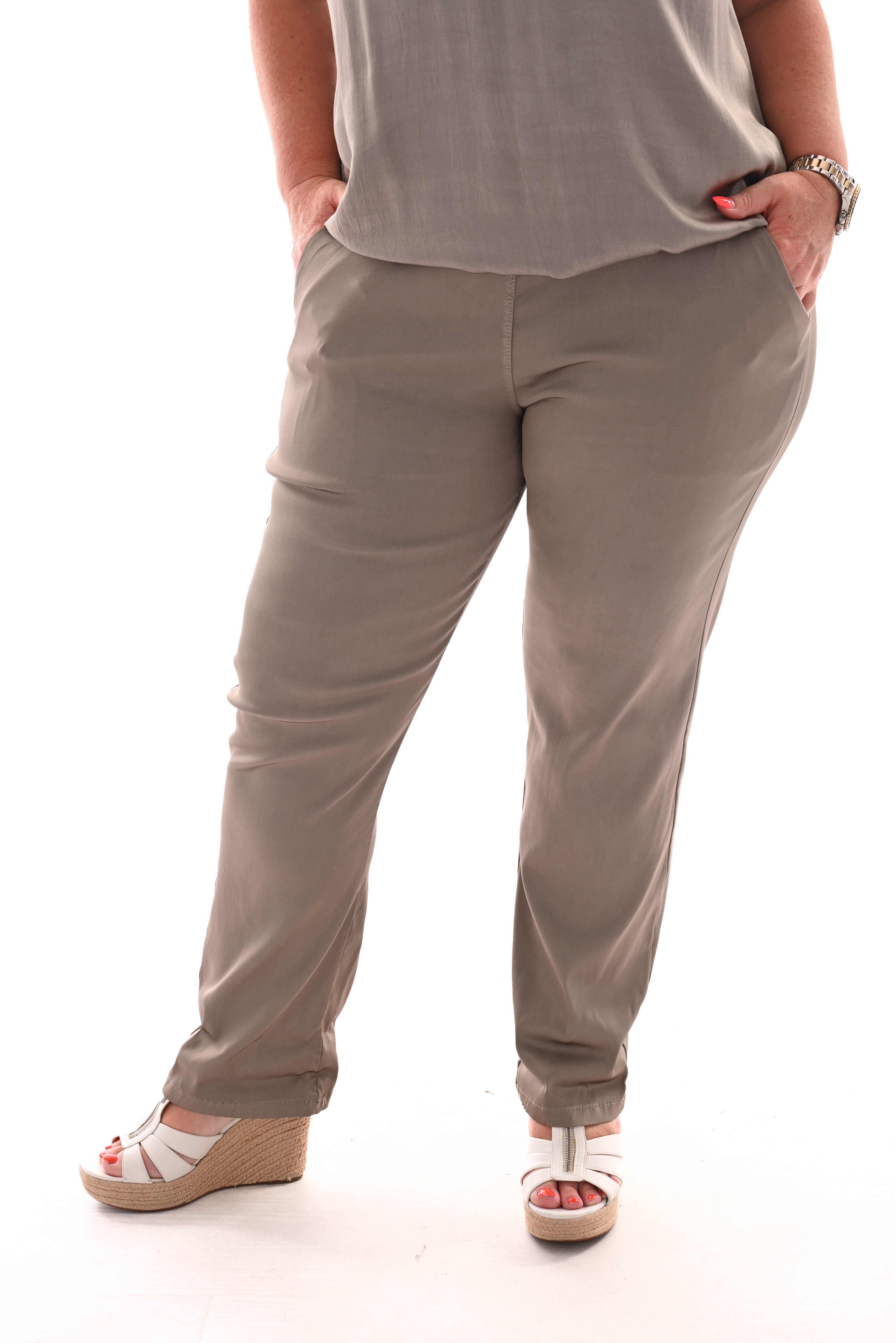 Silky broek uni taupe