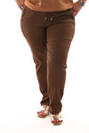 Silky broek uni bruin
