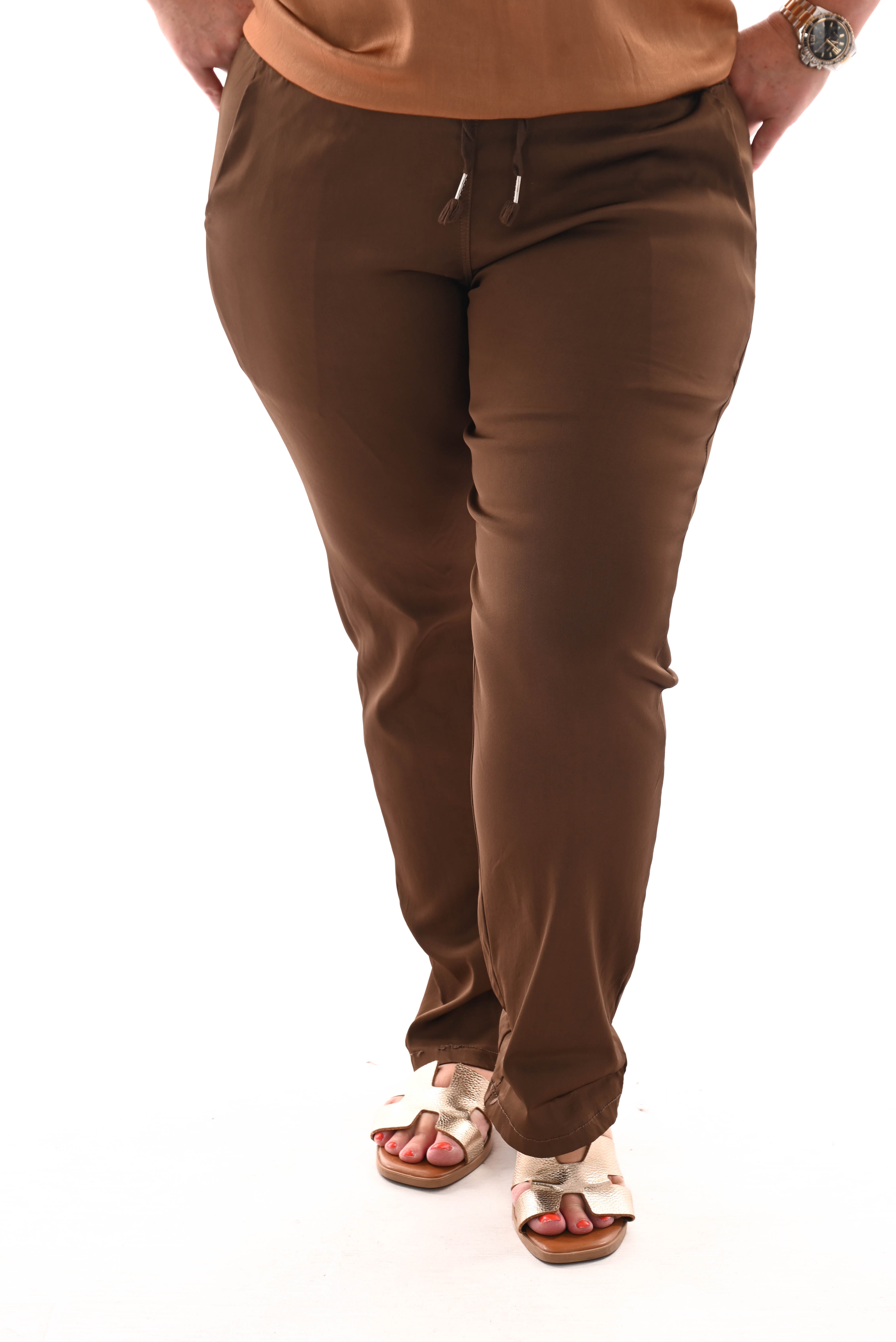 Silky broek uni bruin