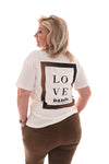 T-shirt love paris roomwit/goud