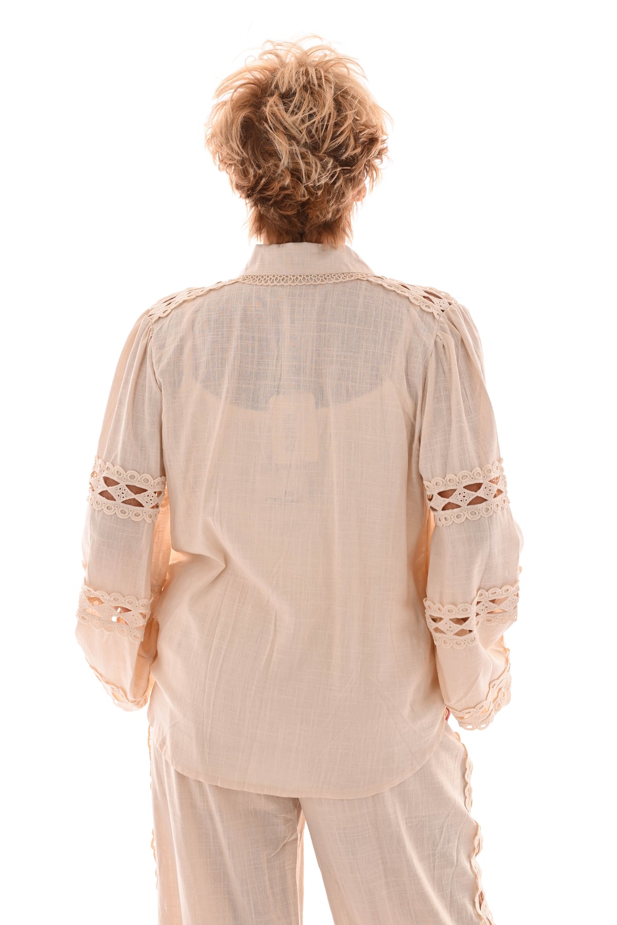 Pak open gehaakt creme