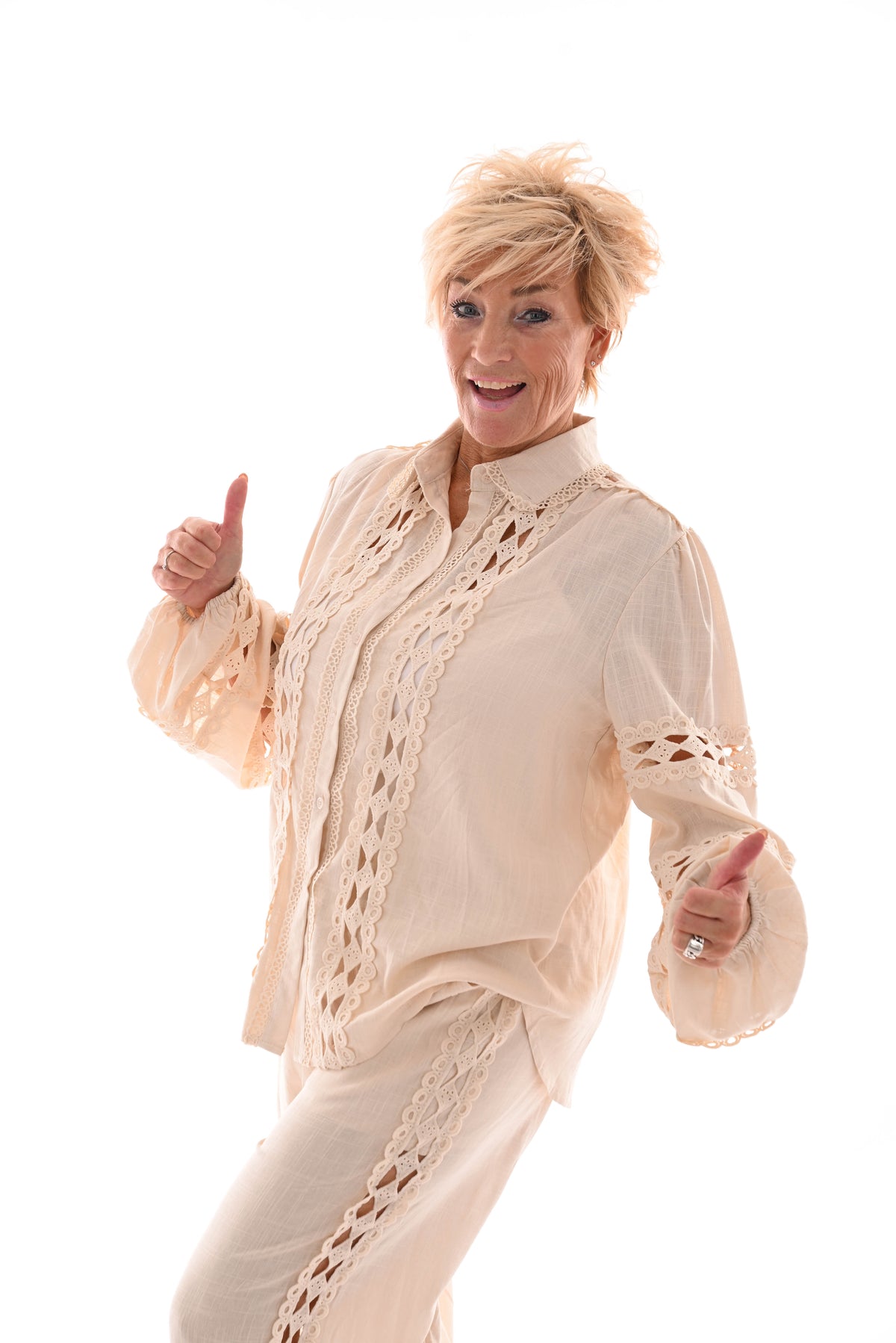 Pak open gehaakt creme