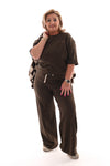 Tweedelig pak good vibes uni khaki