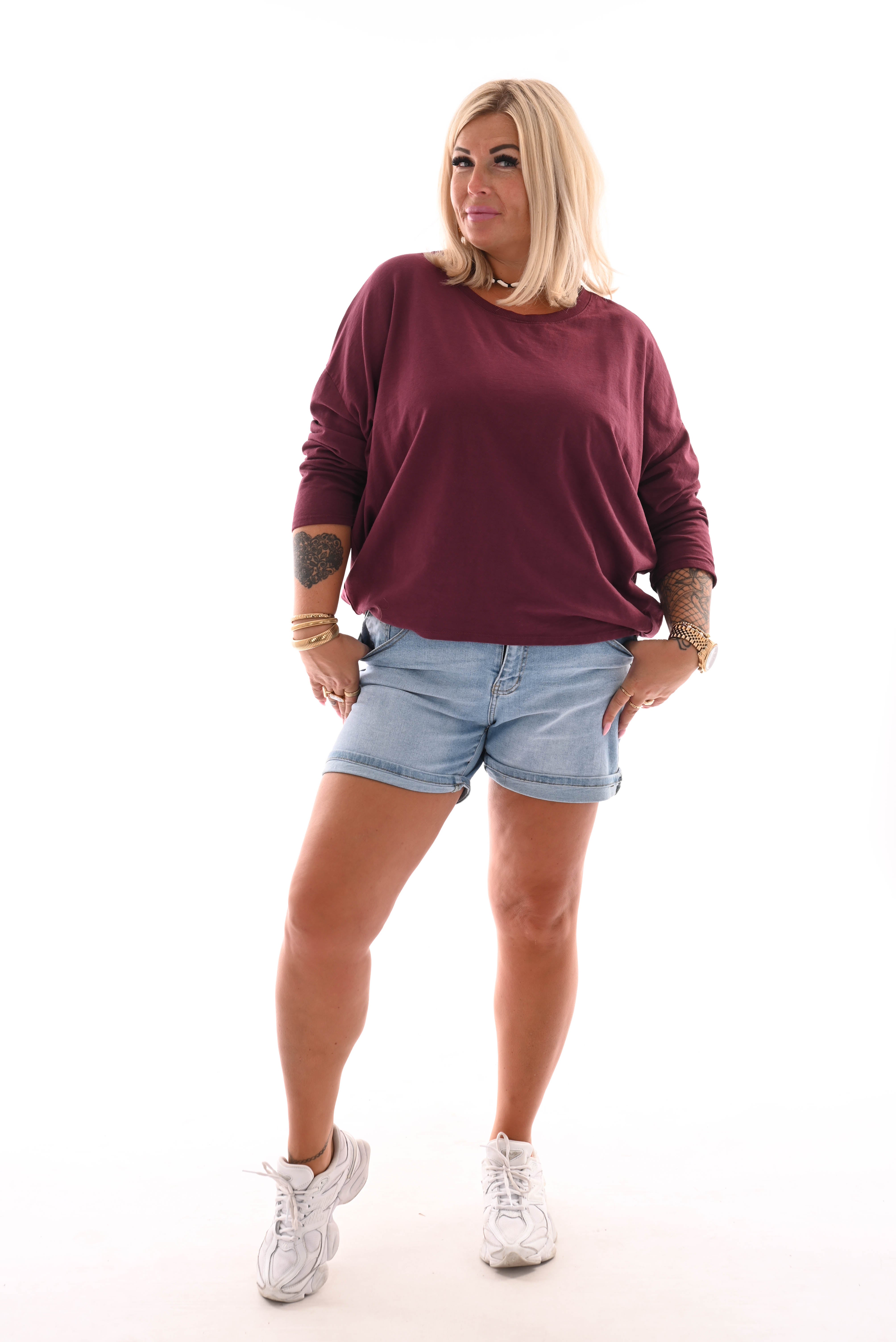 Basic top bordeaux
