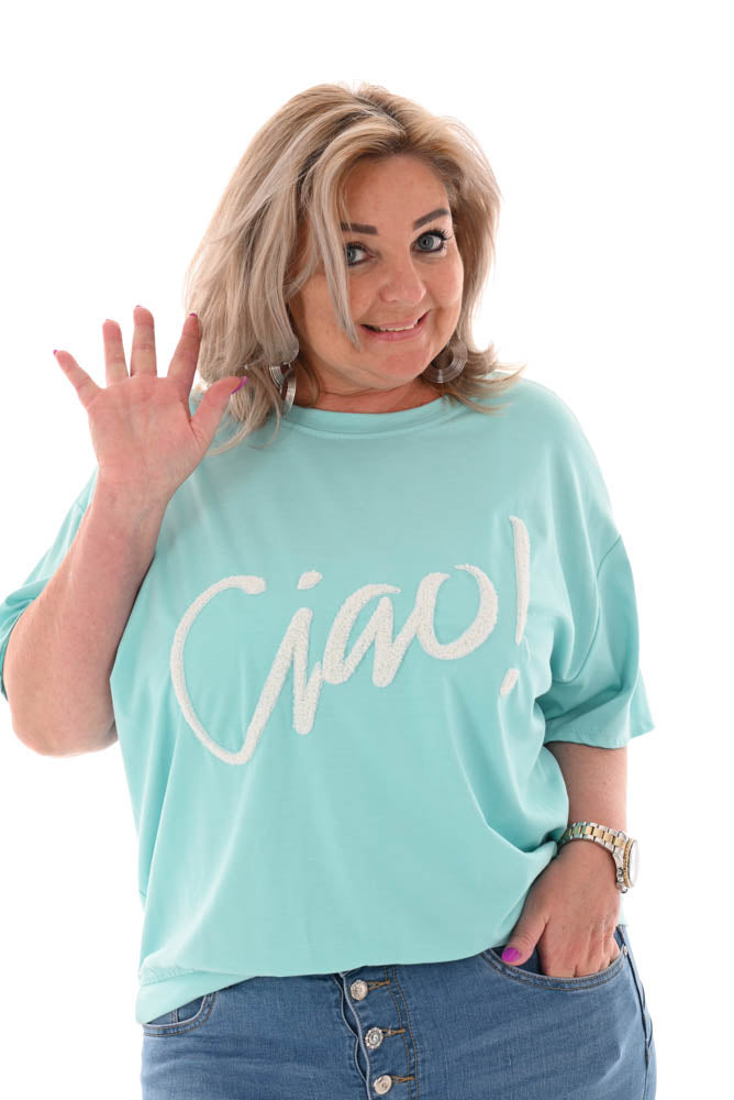 Sweater ciao turquoise
