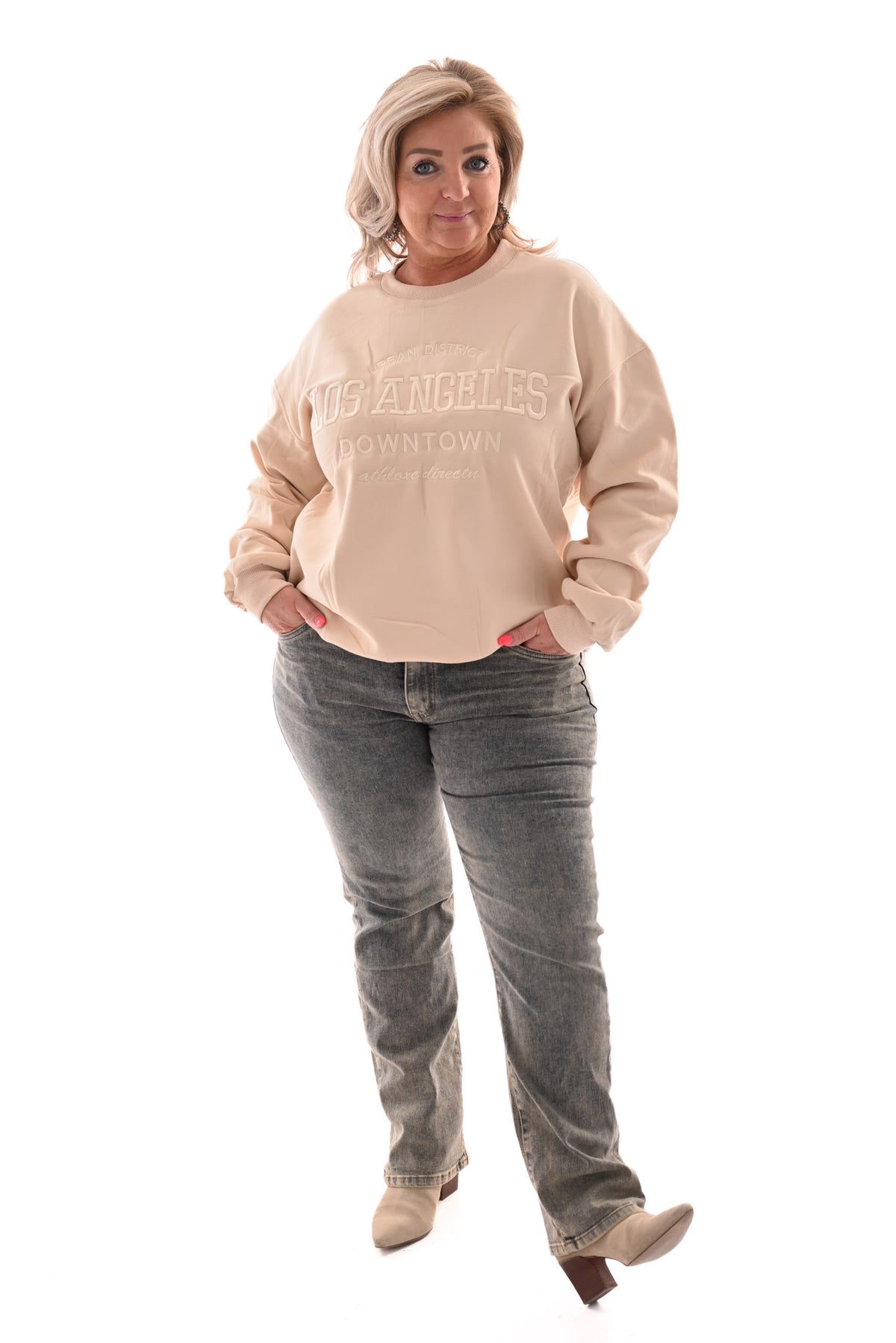 Sweater los angeles beige