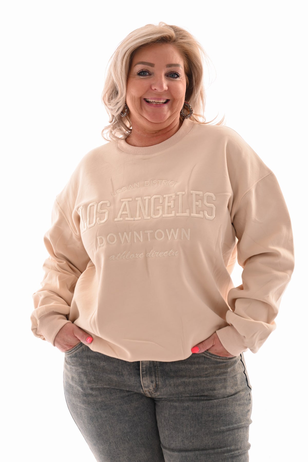 Sweater los angeles beige