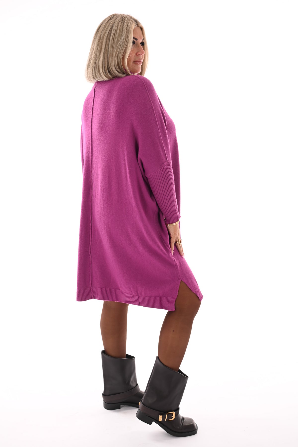 Basic tuniek met col cyclaam