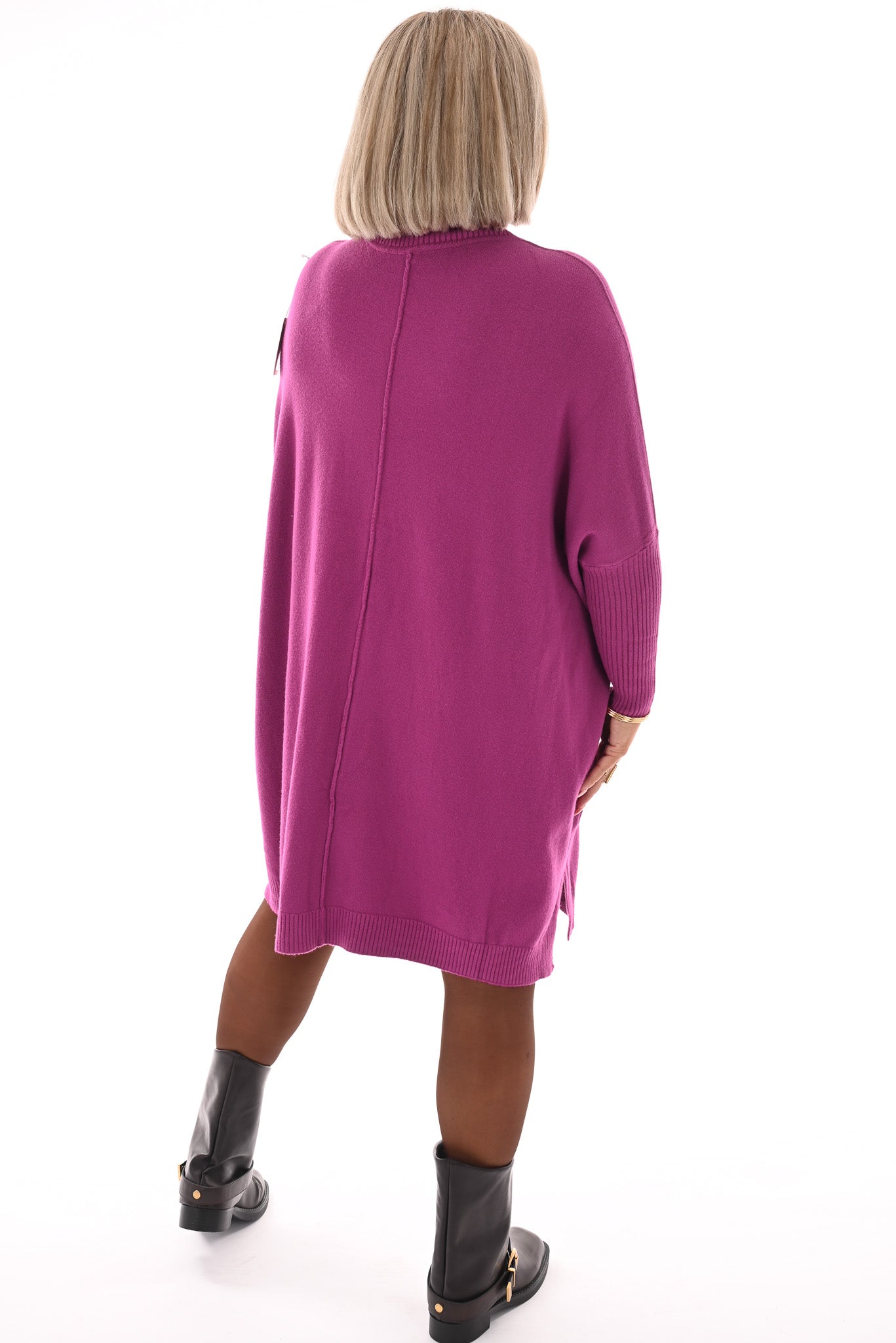 Basic tuniek met col cyclaam