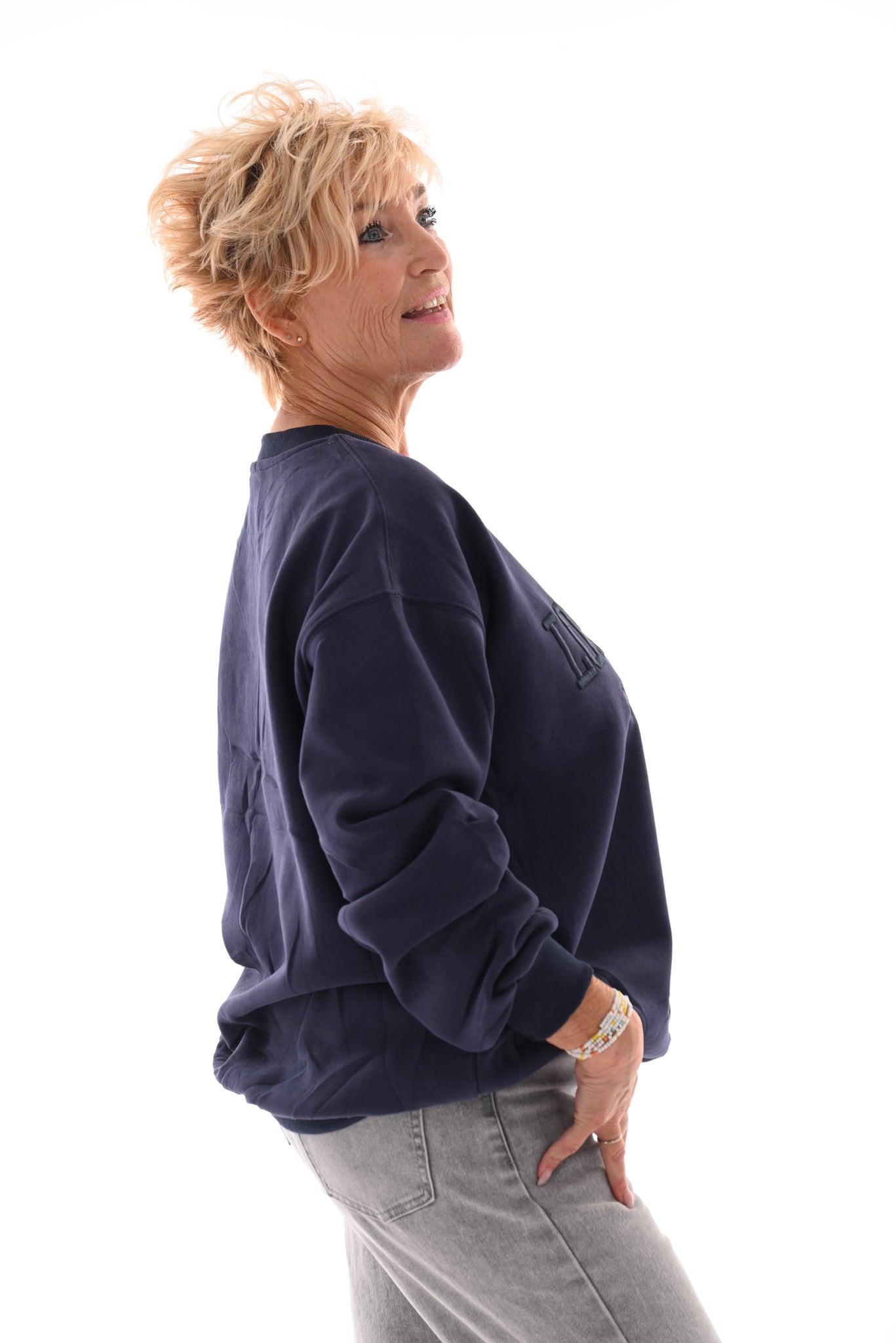Sweater los angeles marineblauw