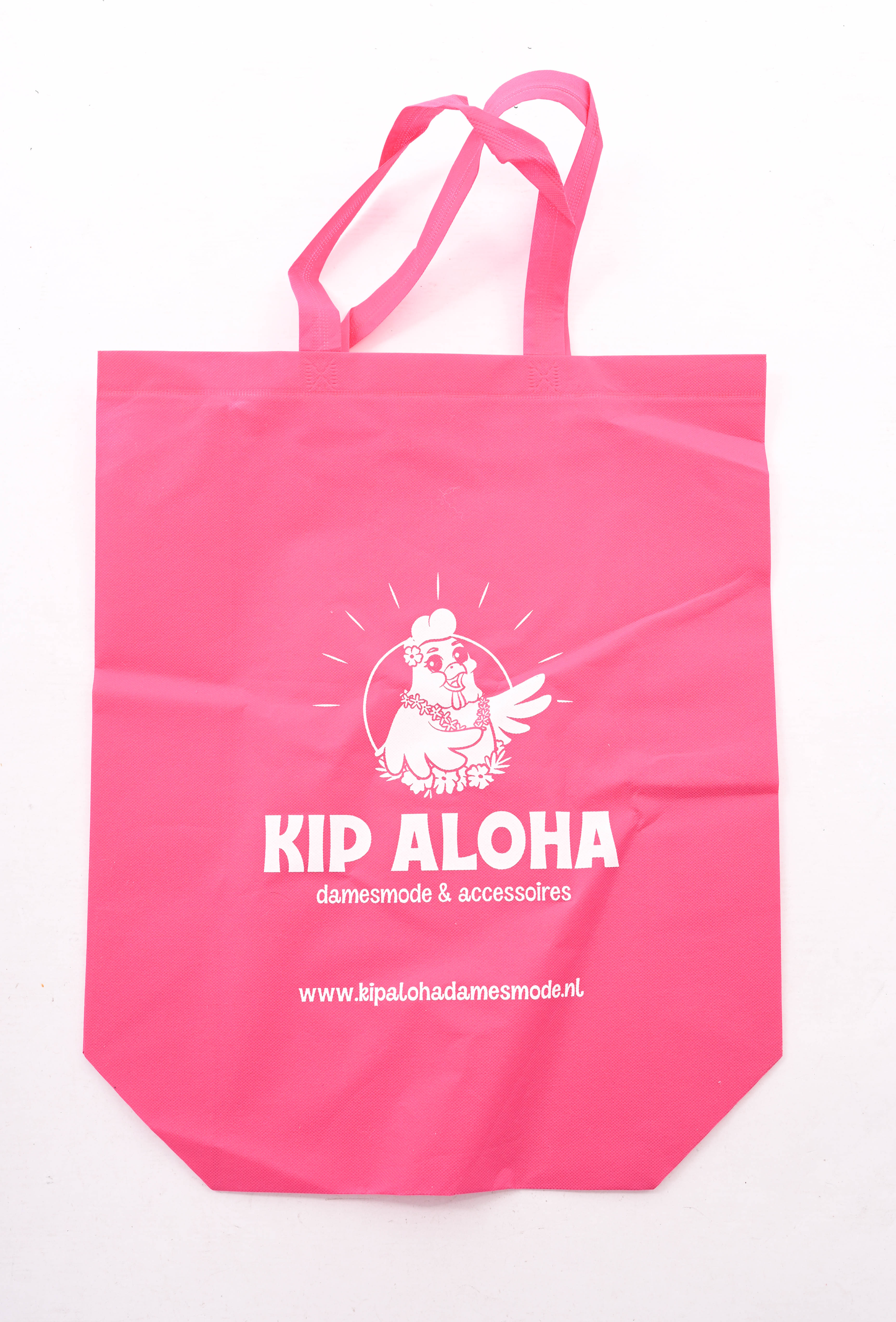 Non woven shopper fuchsia