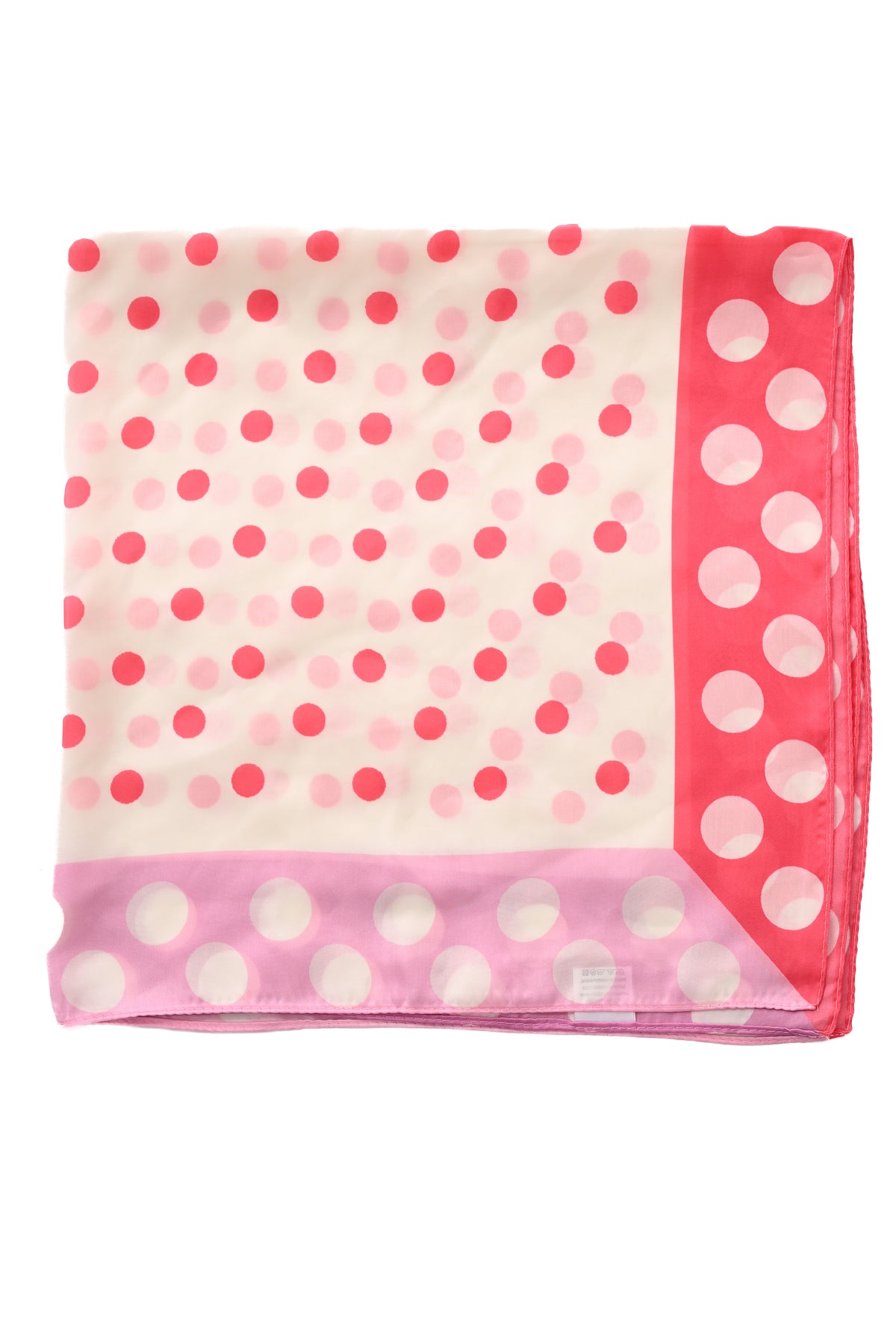 Kort sjaaltje dots mix roze