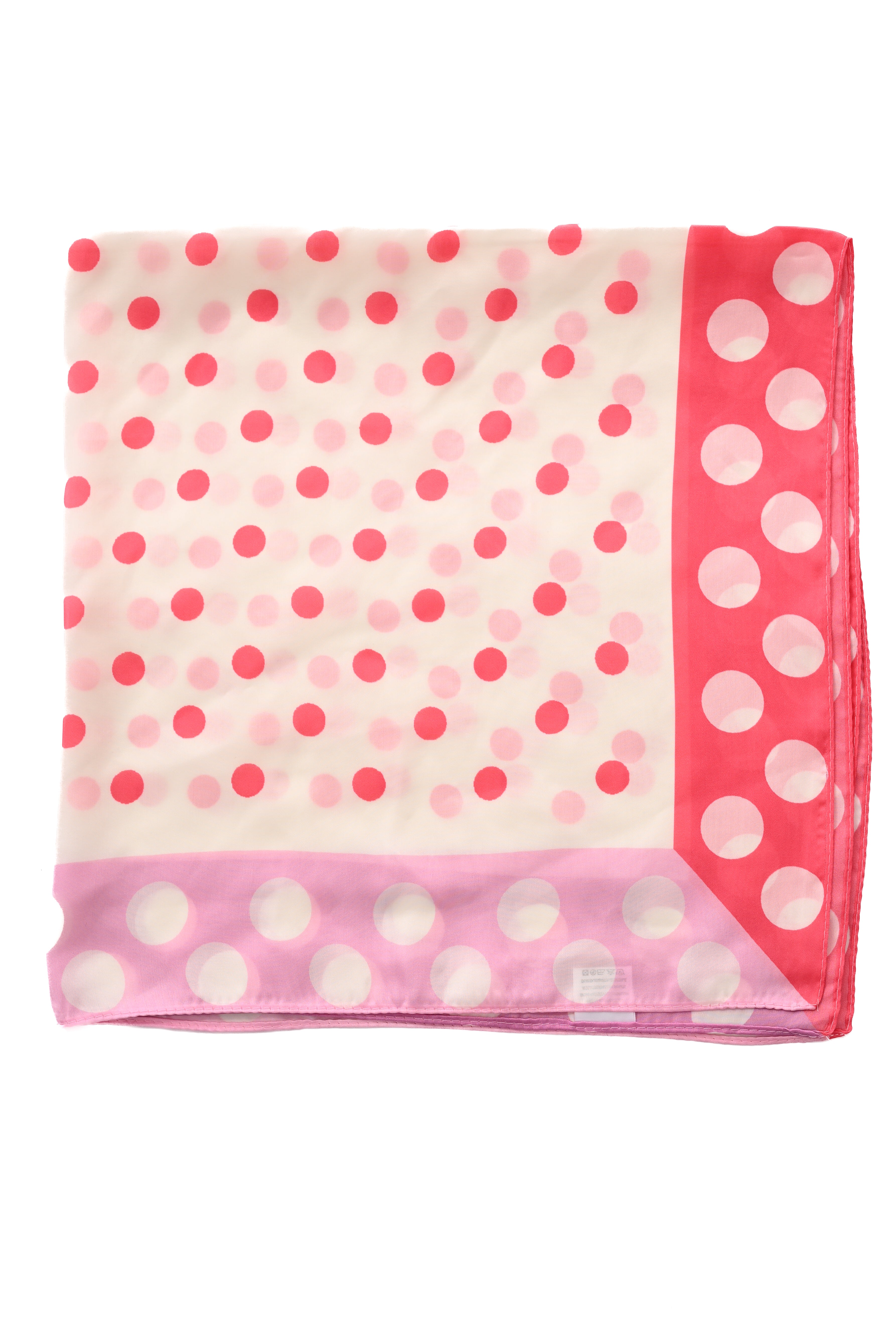 Kort sjaaltje dots mix roze