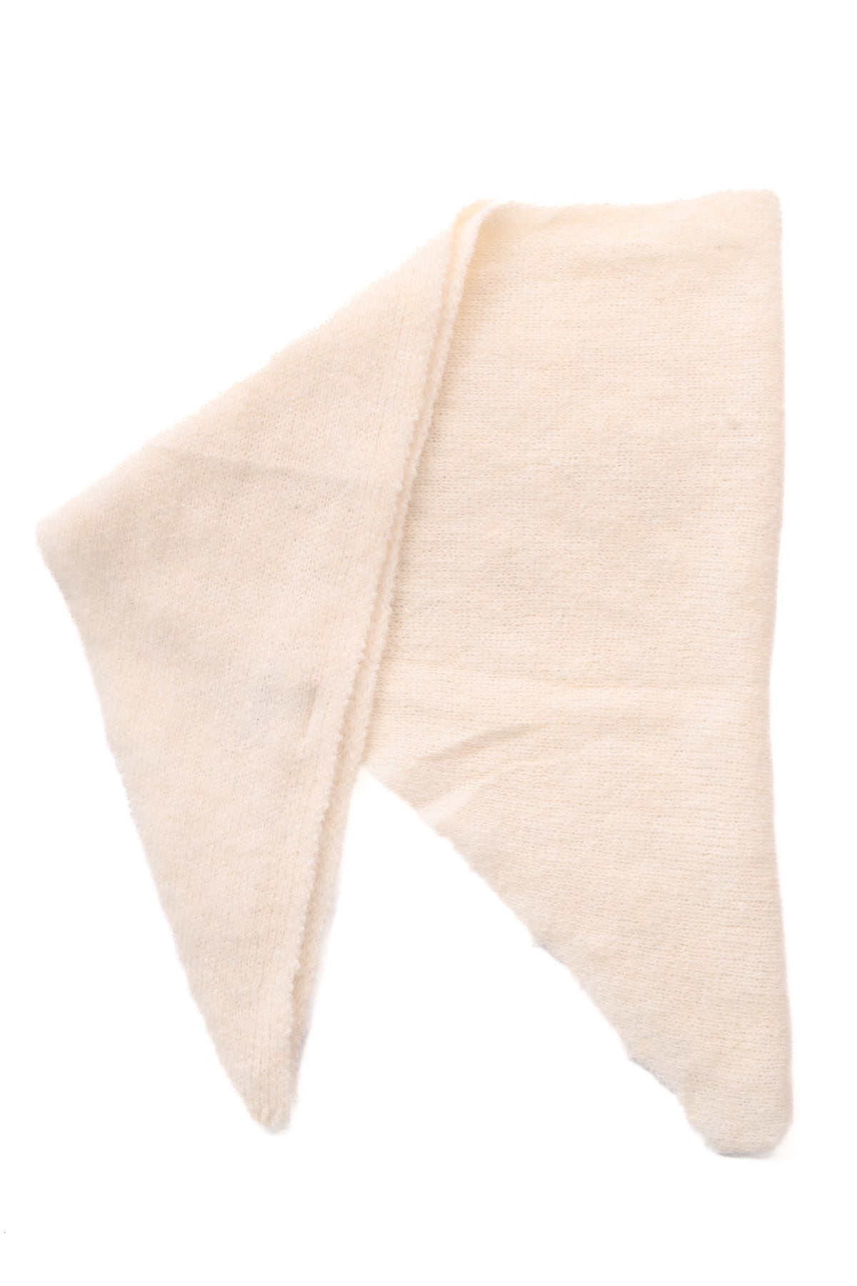 Kort sjaaltje uni roomwit