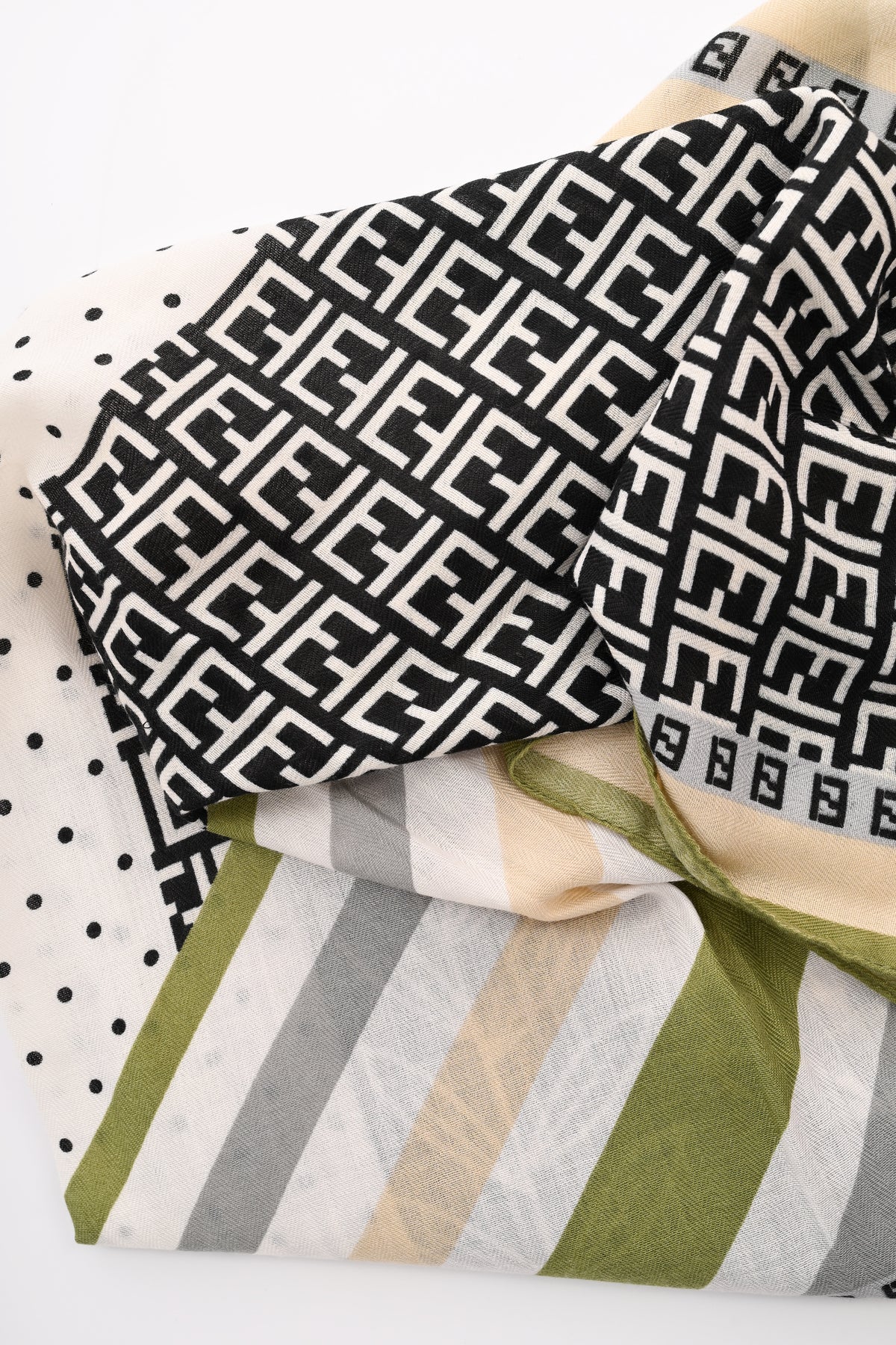 Kort sjaaltje maze groen