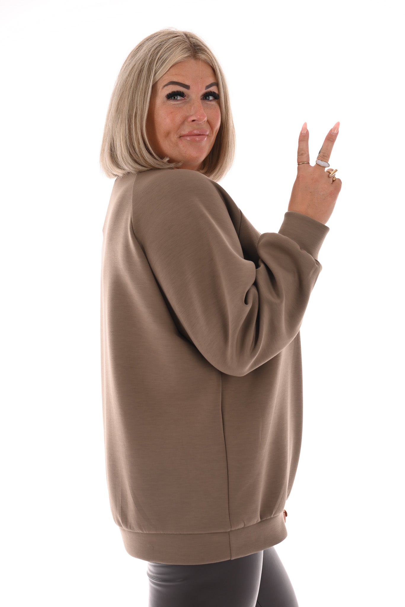 Sweater Los Angeles 91 taupe