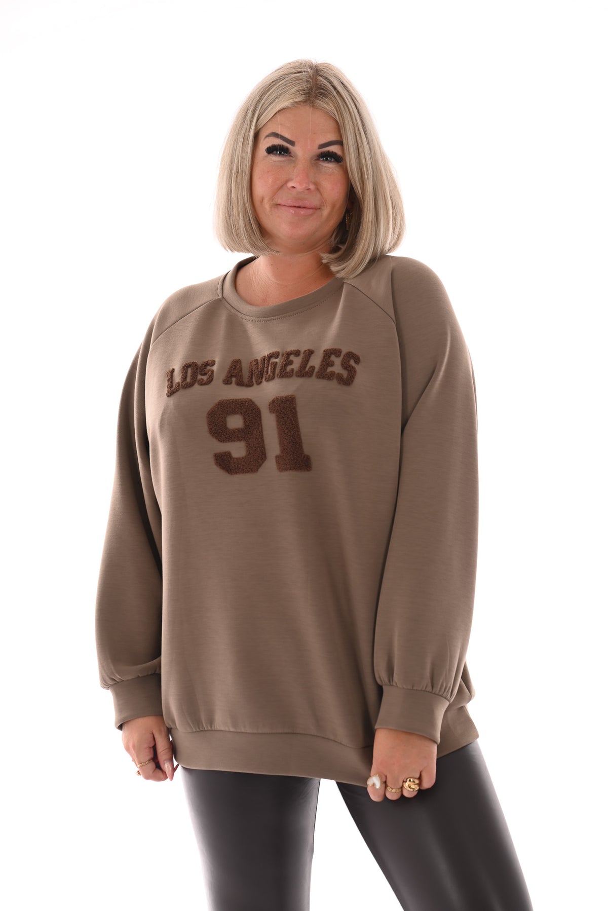 Sweater Los Angeles 91 taupe