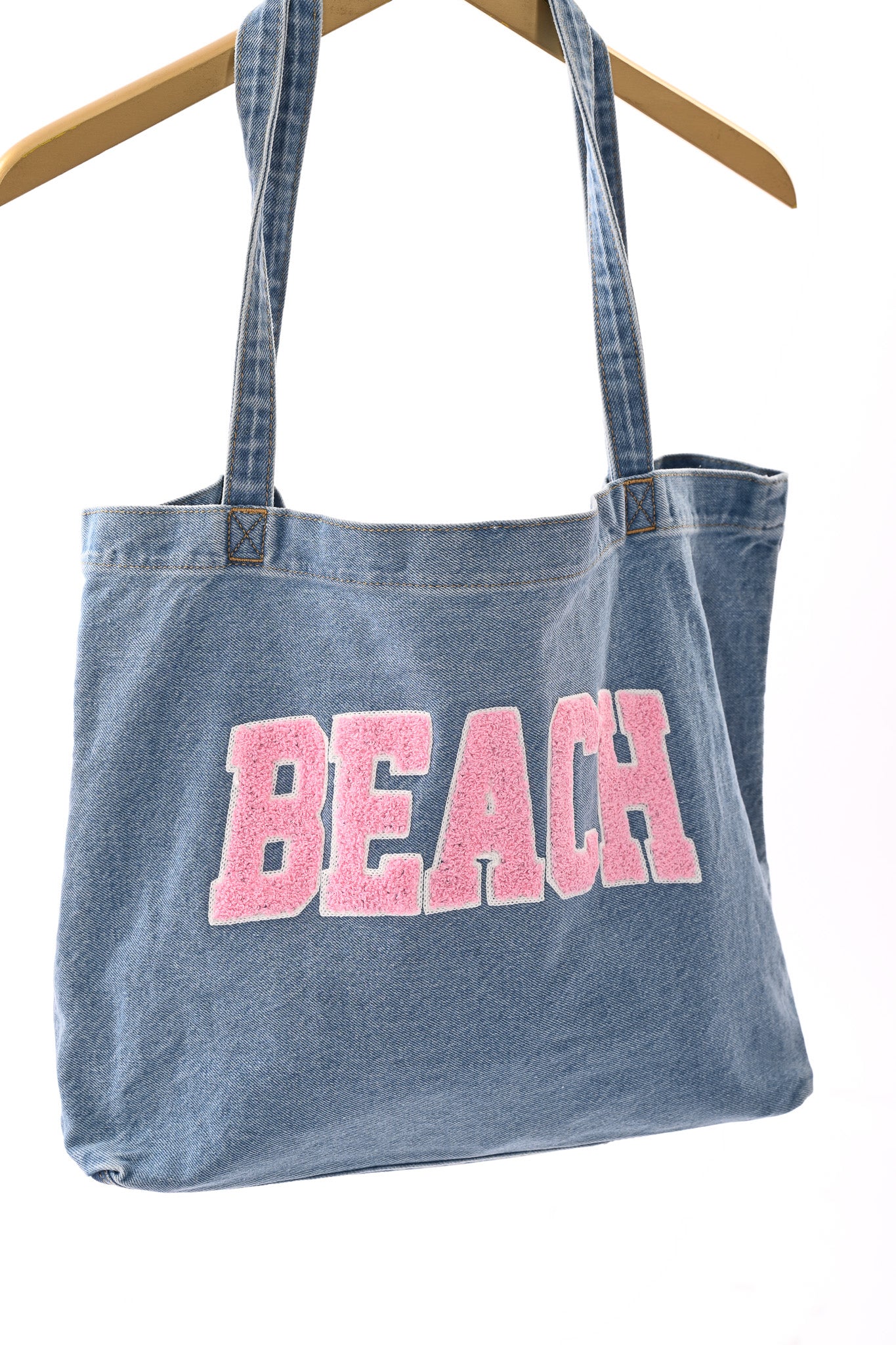 Jeanstas beach lichtroze