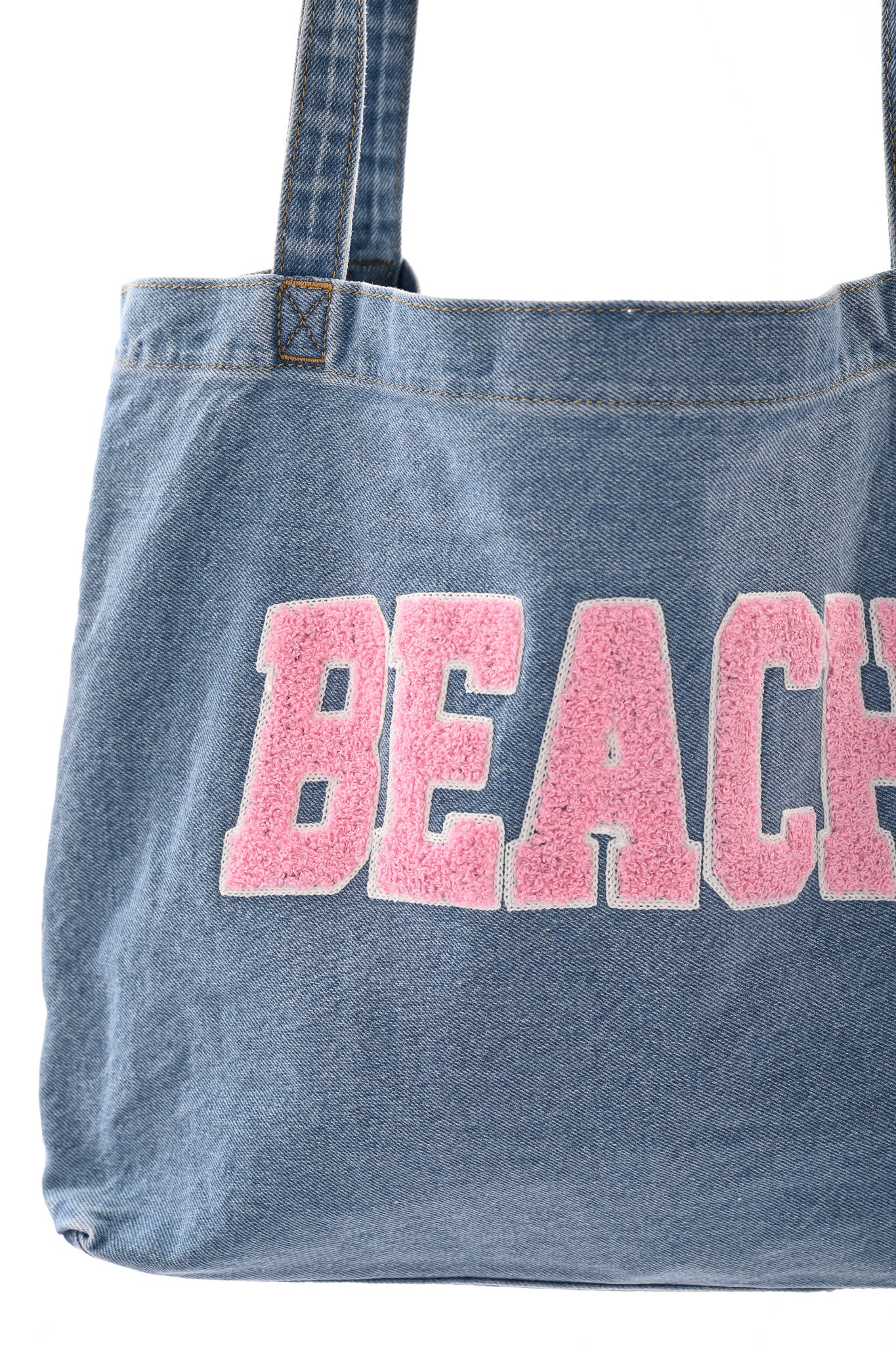 Jeanstas beach lichtroze