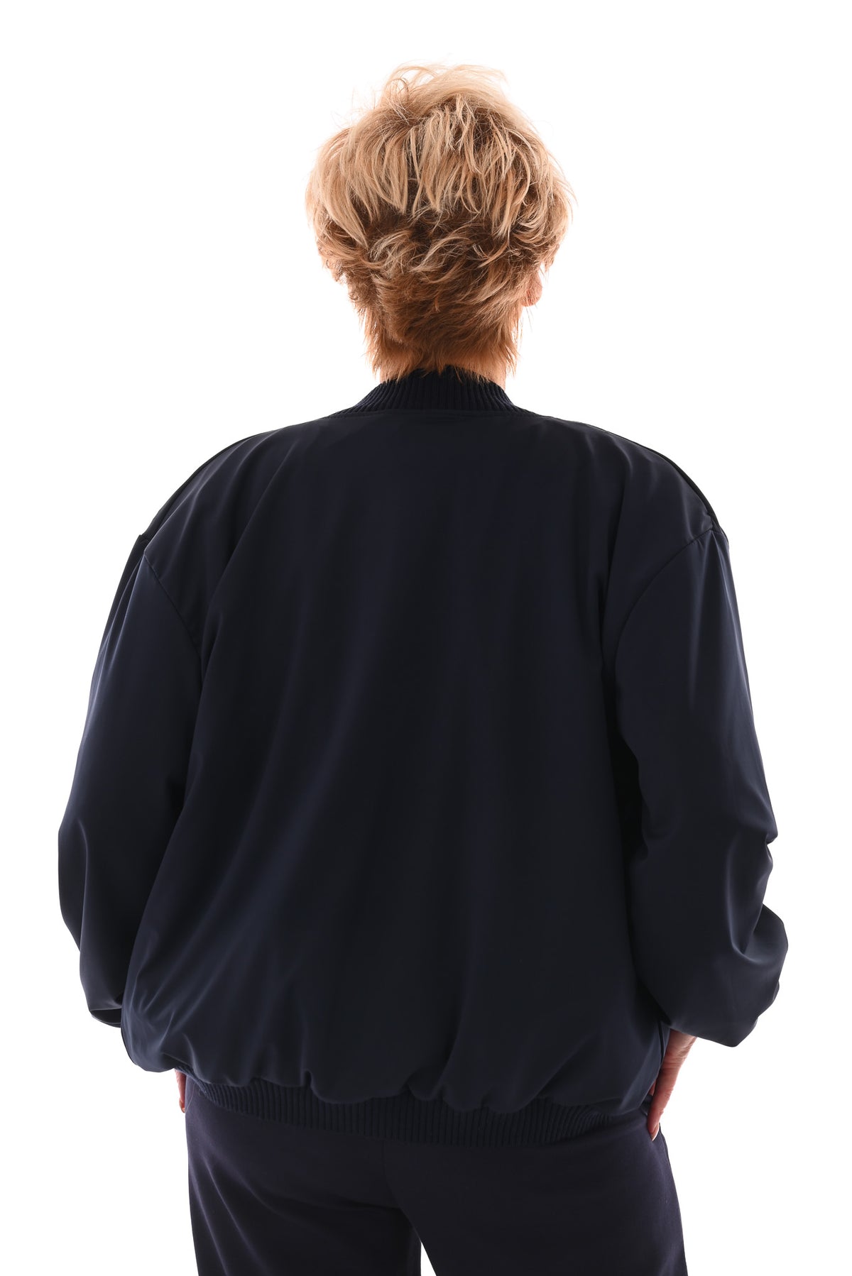 Bomber joggings jack uni marineblauw