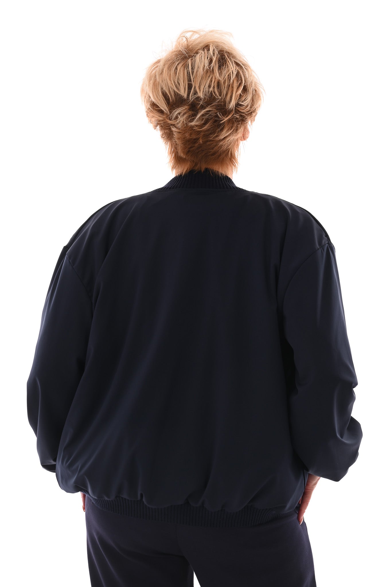 Bomber joggings jack uni marineblauw