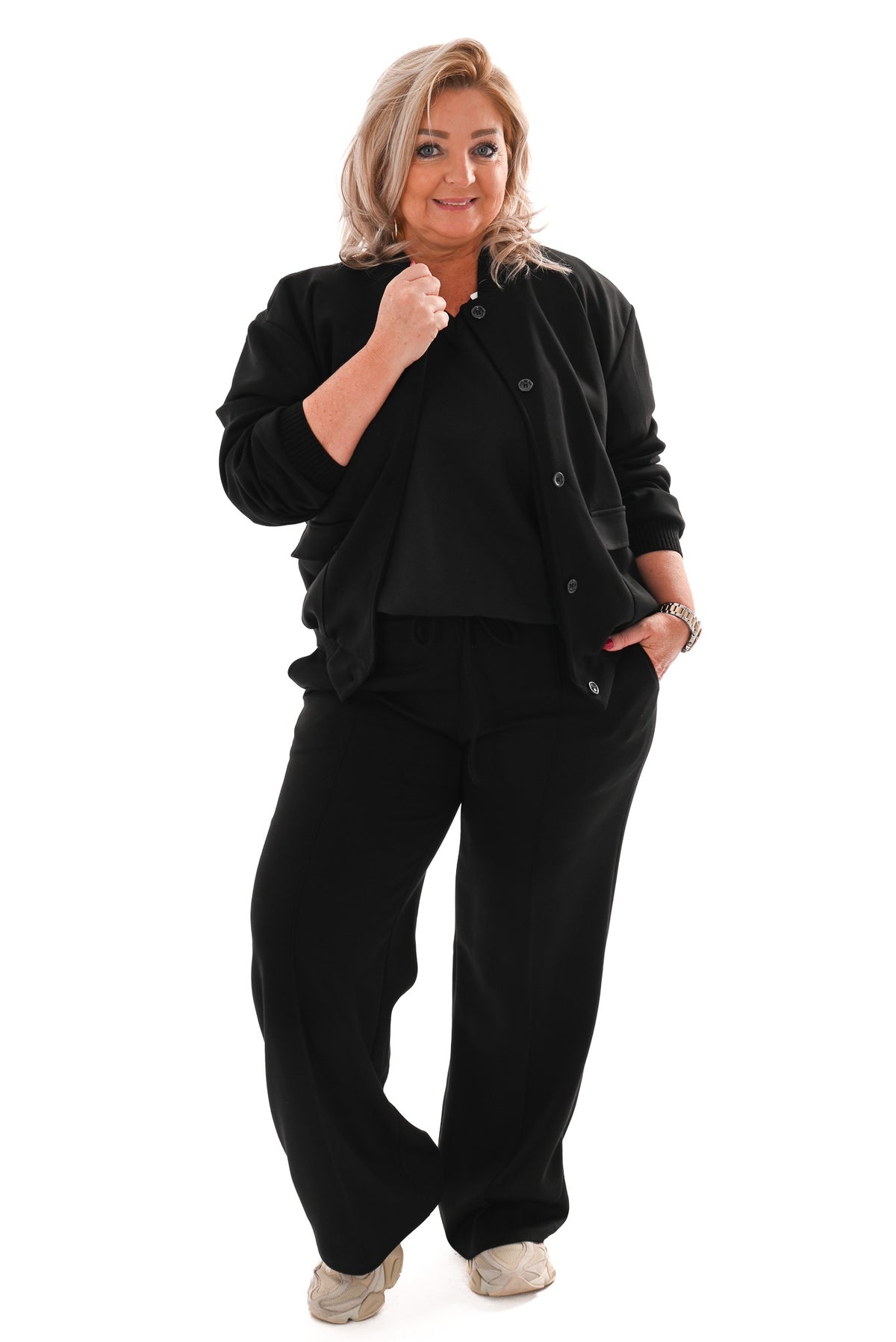 Bomber joggings jack uni zwart