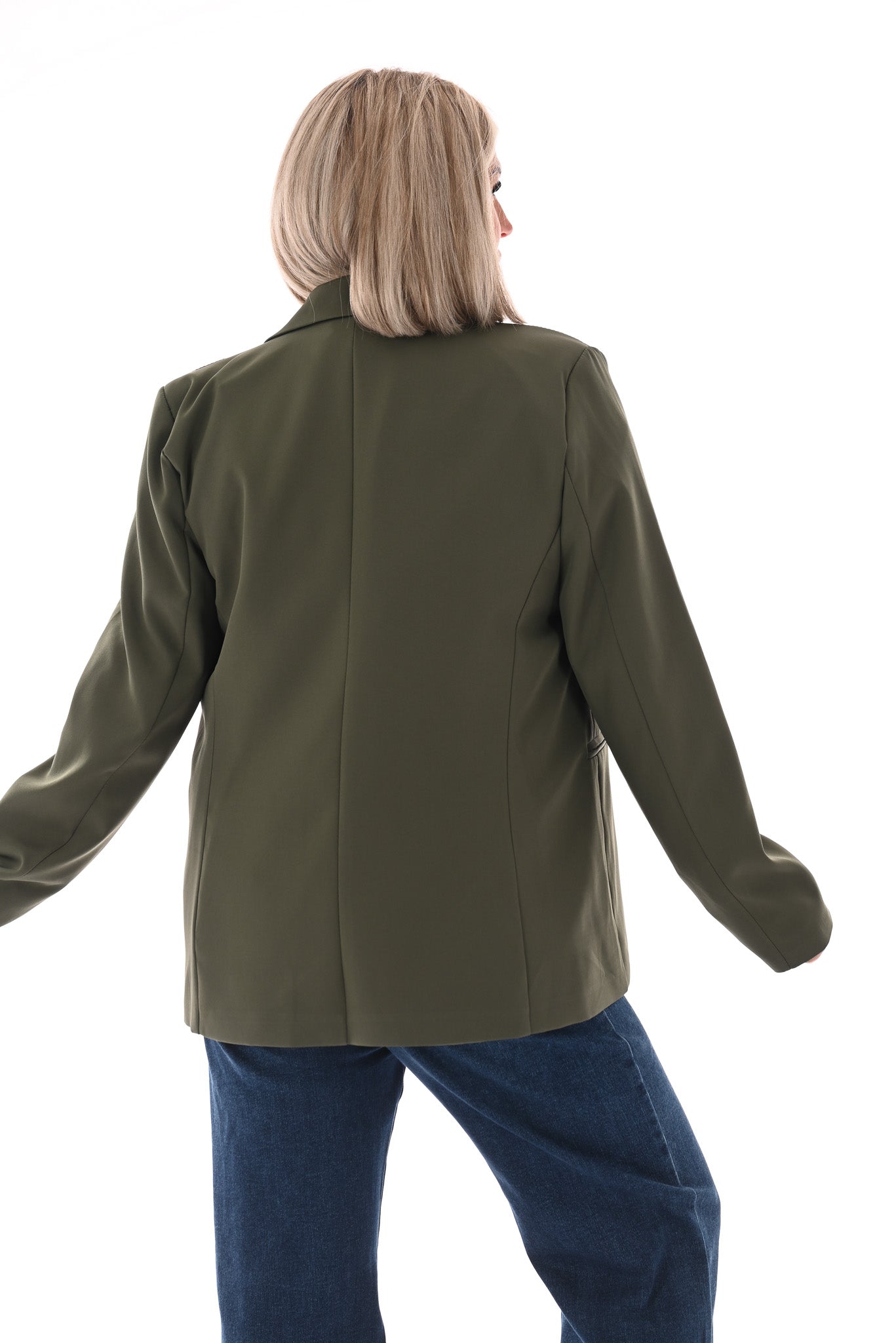 Blazer uni legergroen