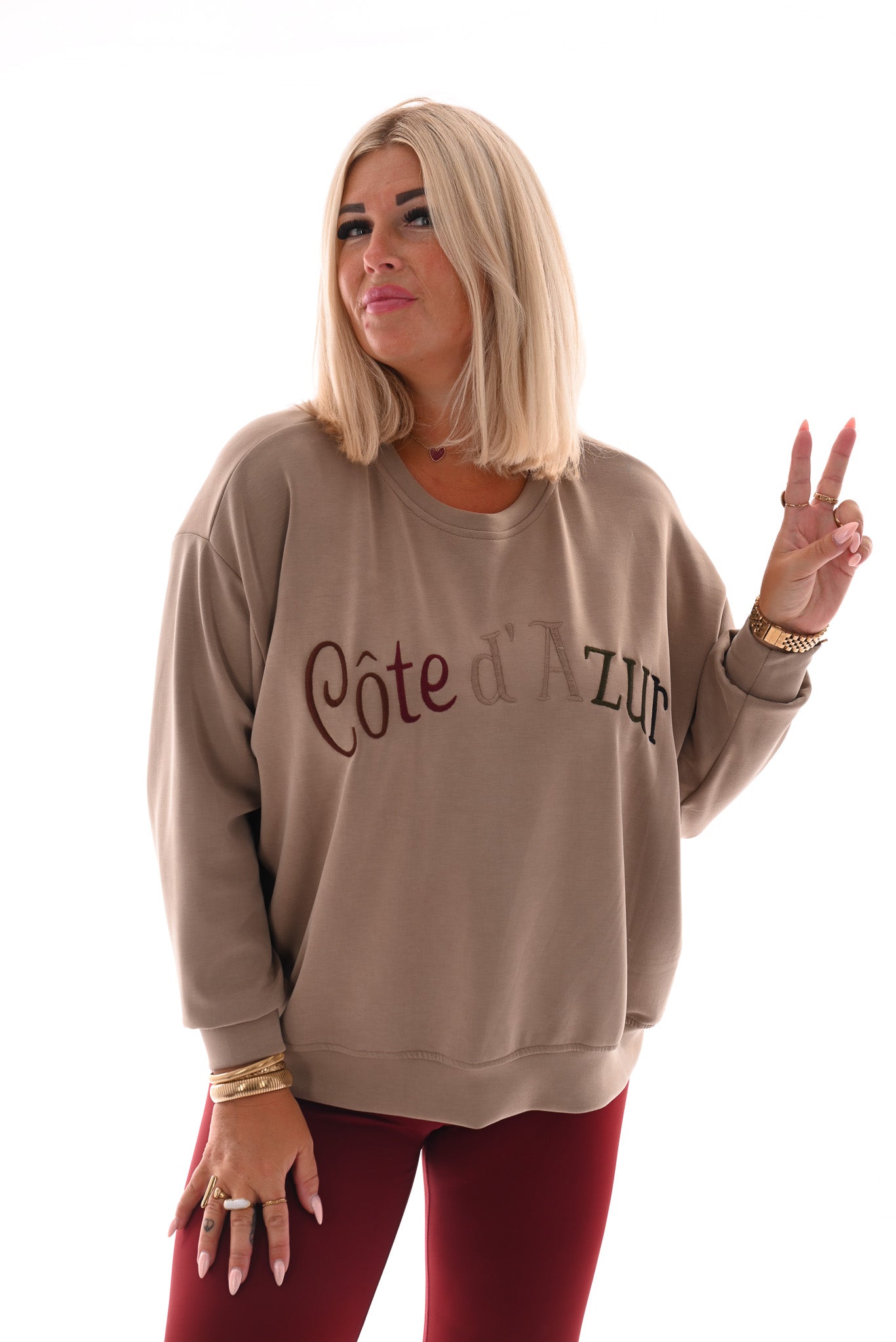 Sweater Cote d' Azur beige