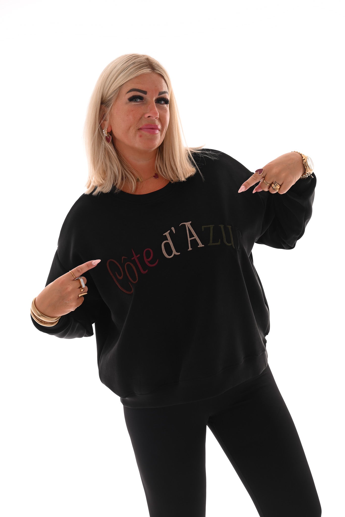 Sweater Cote d' Azur zwart