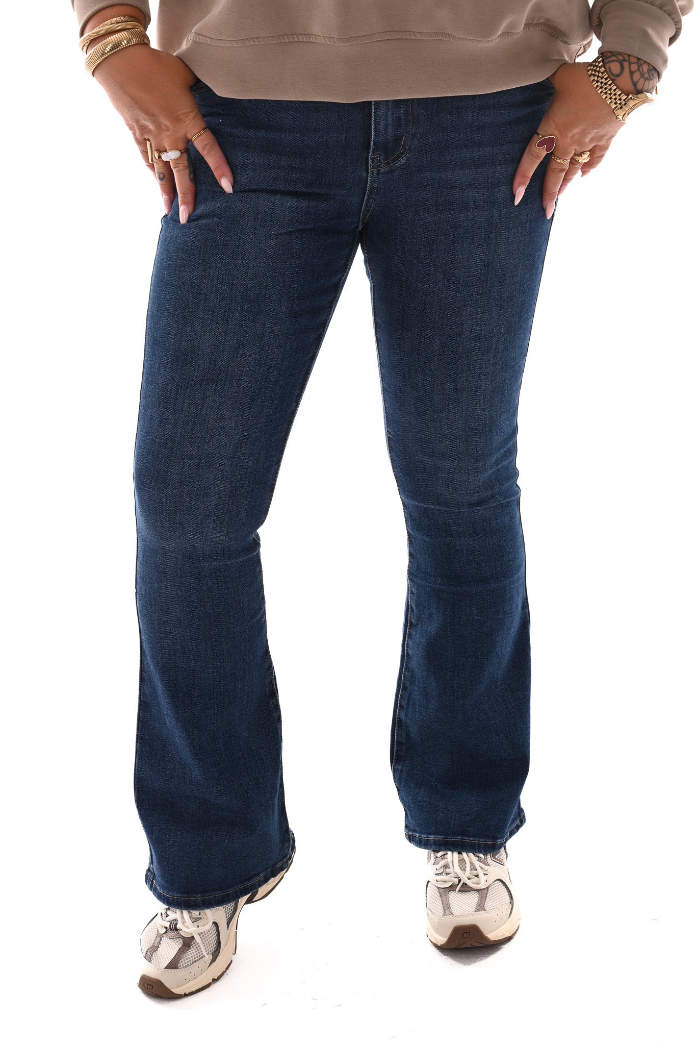 Goodies jeans flared blauw