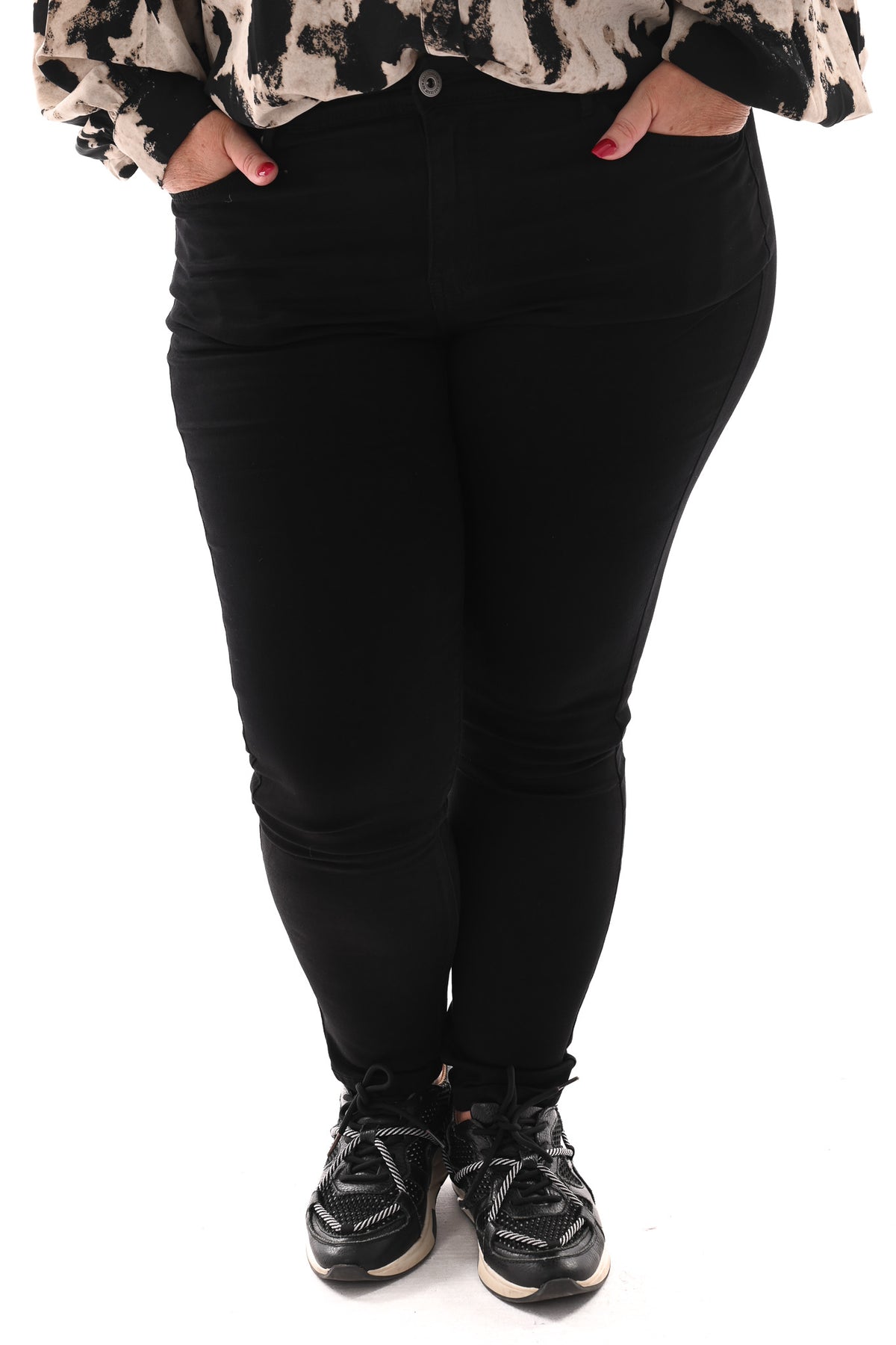 Goodies jeans skinny highwaist zwart