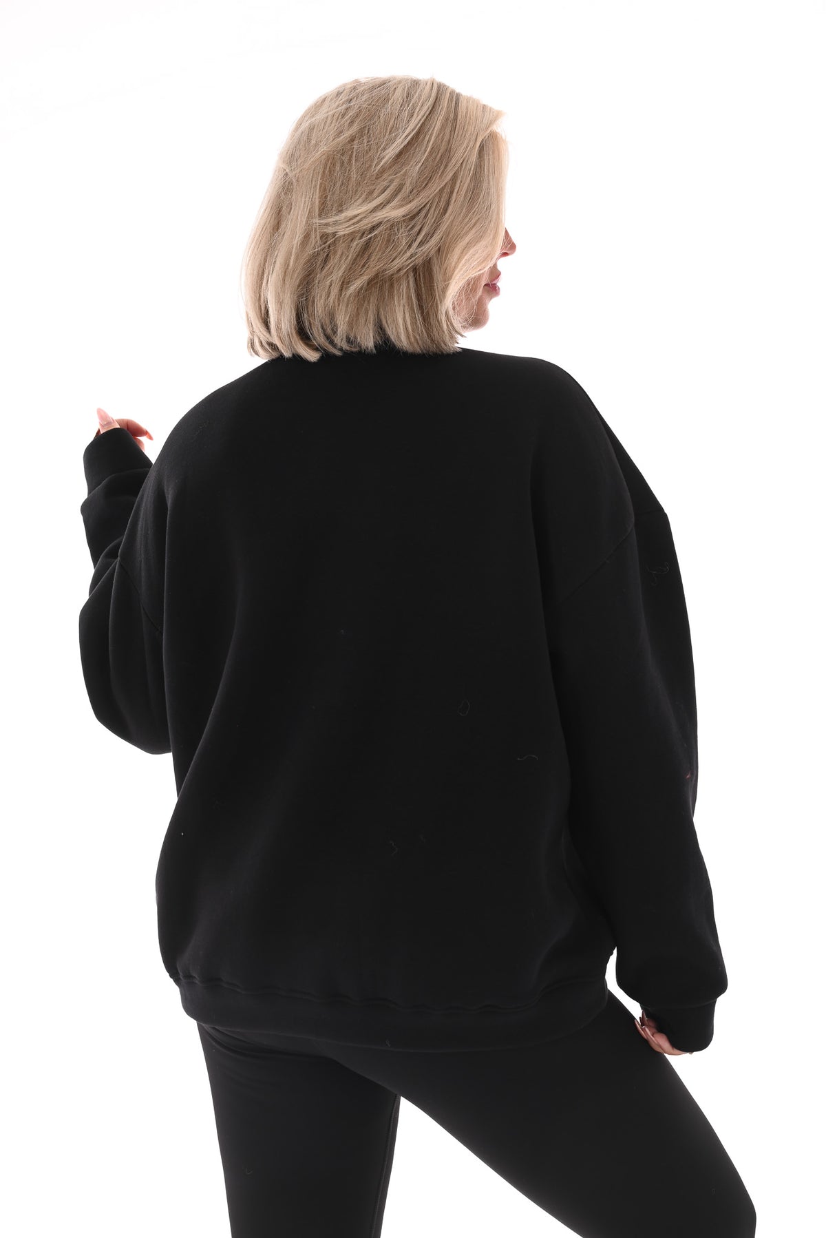 Sweater l'amour paris zwart