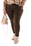 Goodies jeans skinny highwaist bruin