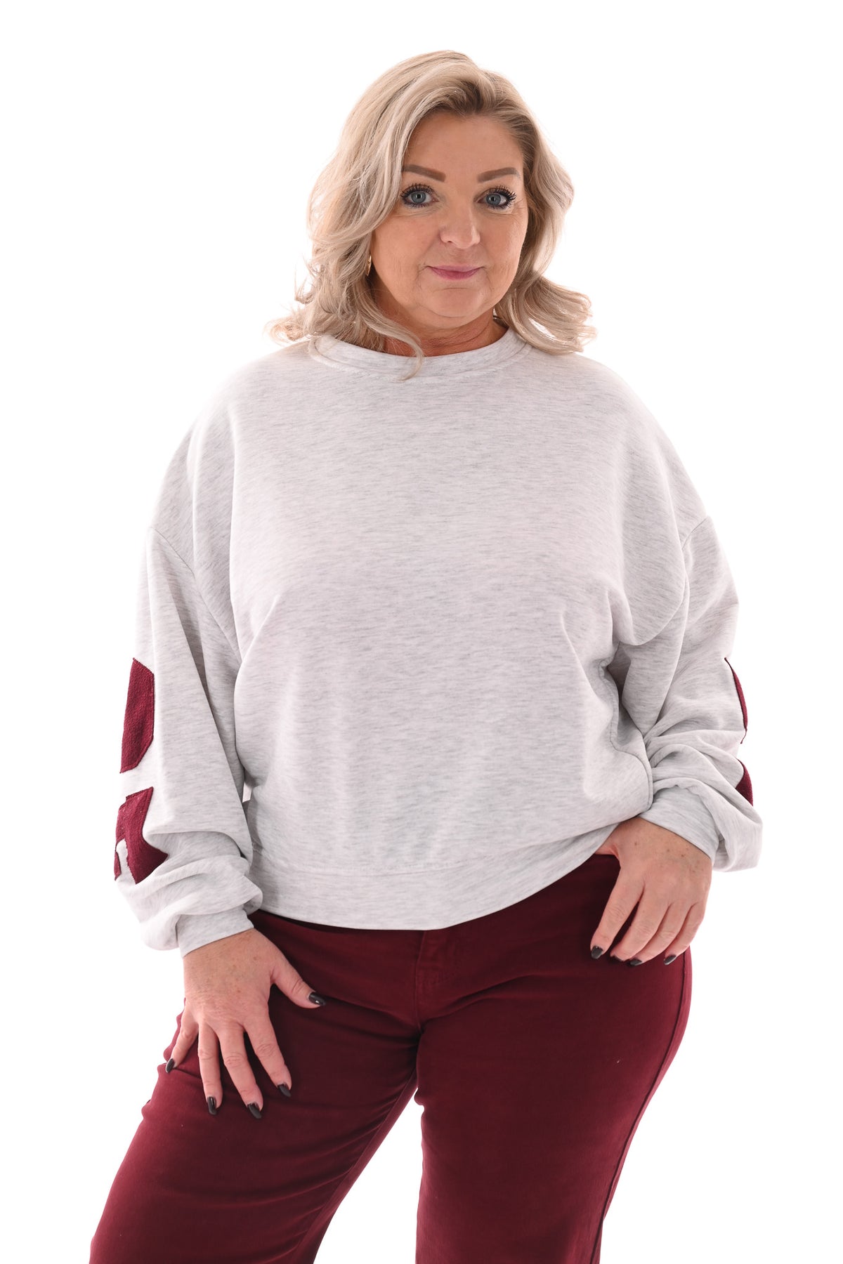 Sweater paradise lichtgrijs