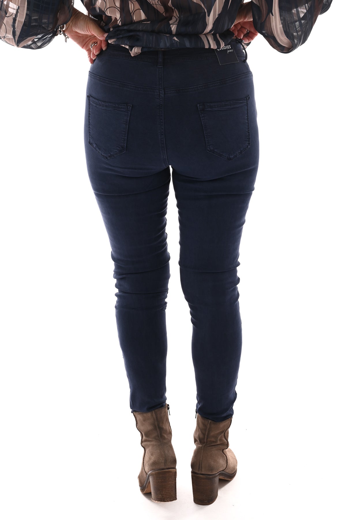 Goodies jeans skinny highwaist jeansblauw