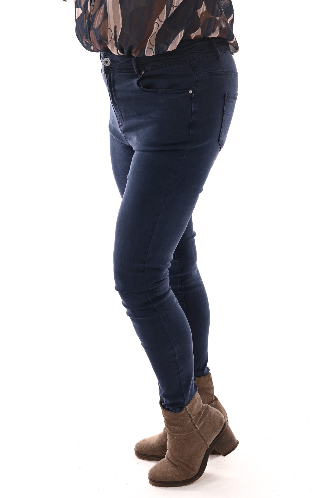 Goodies jeans skinny highwaist jeansblauw