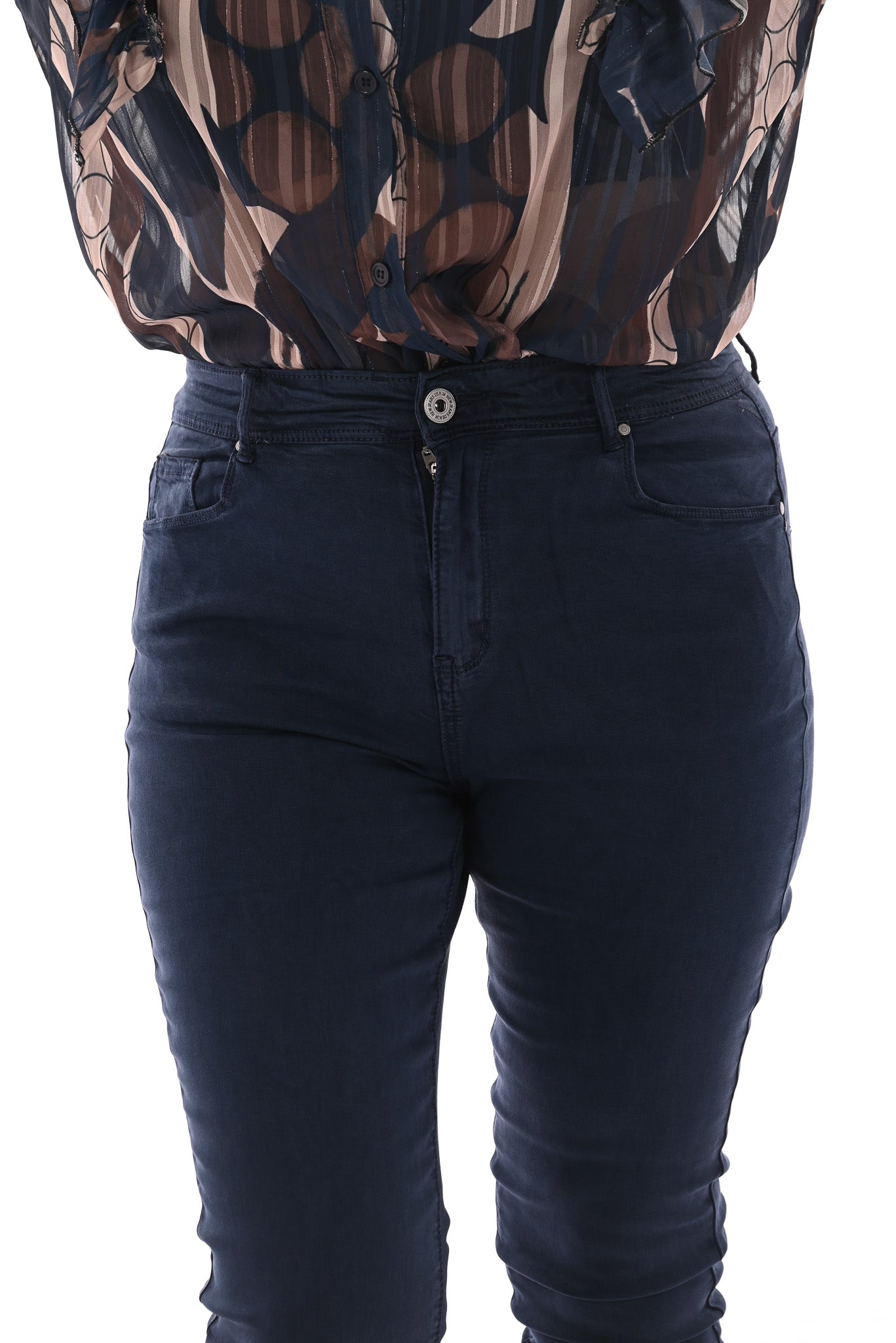 Goodies jeans skinny highwaist jeansblauw