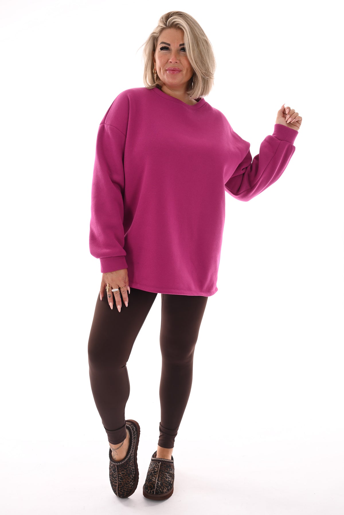 Sweater cherie teddy cyclaam