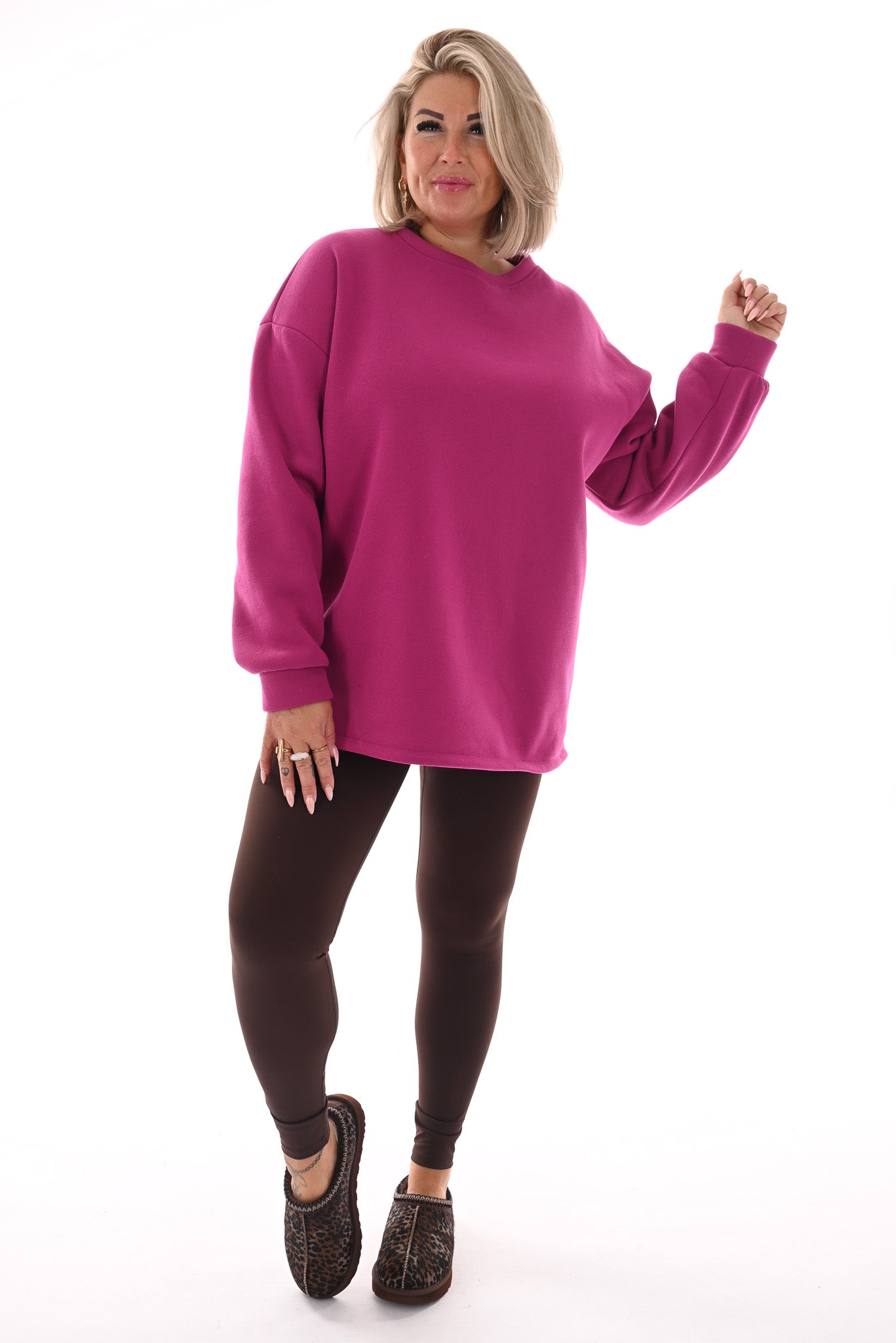 Sweater cherie teddy cyclaam