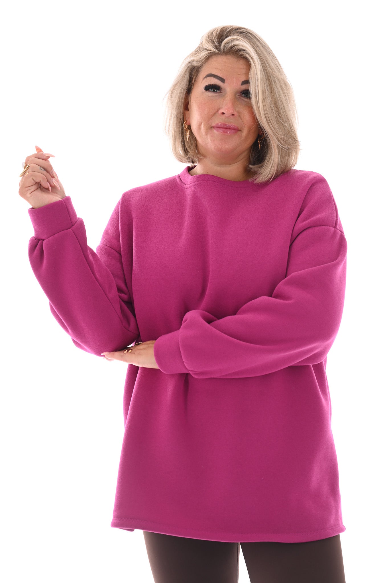 Sweater cherie teddy cyclaam