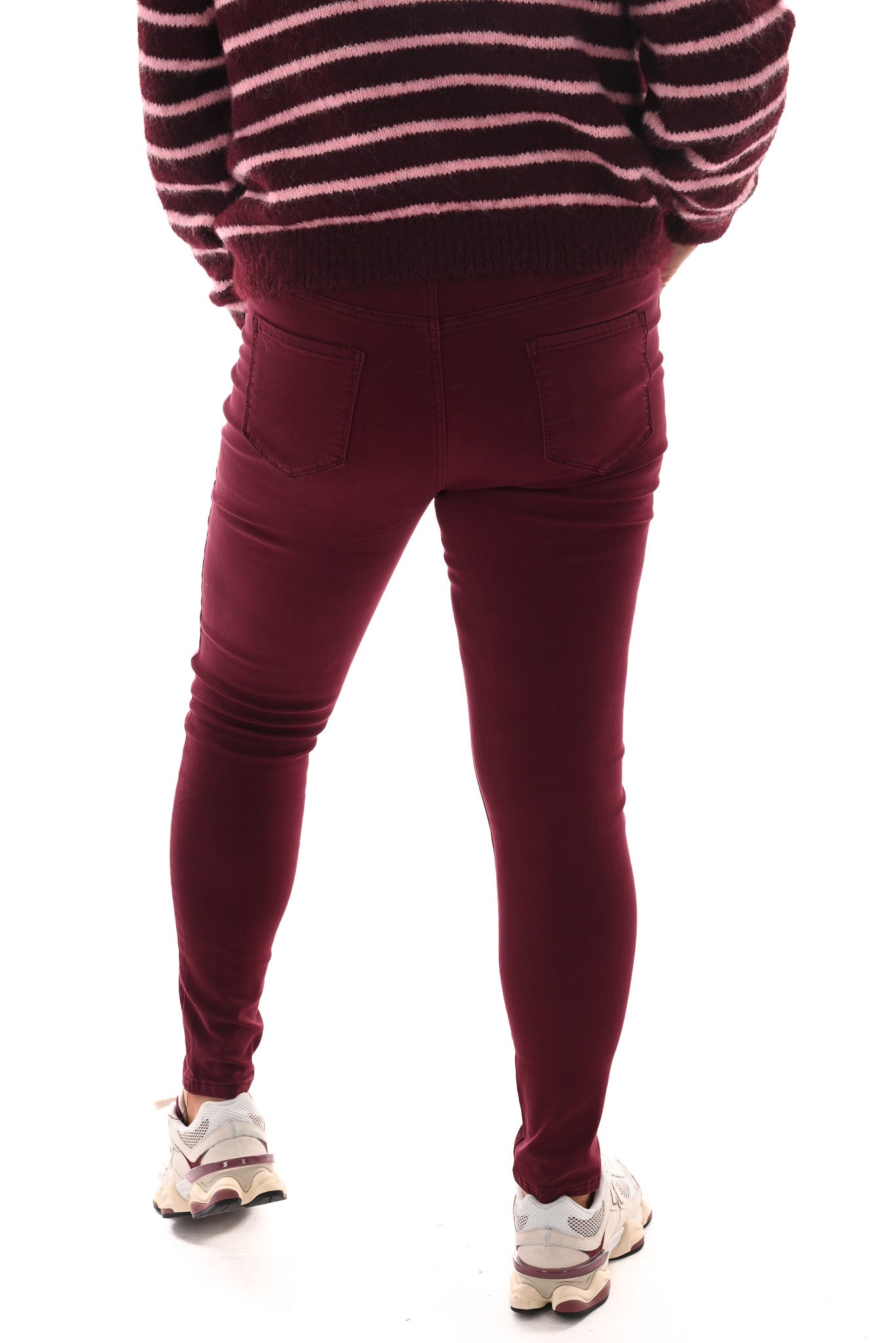 Goodies jeans skinny highwaist bordeaux