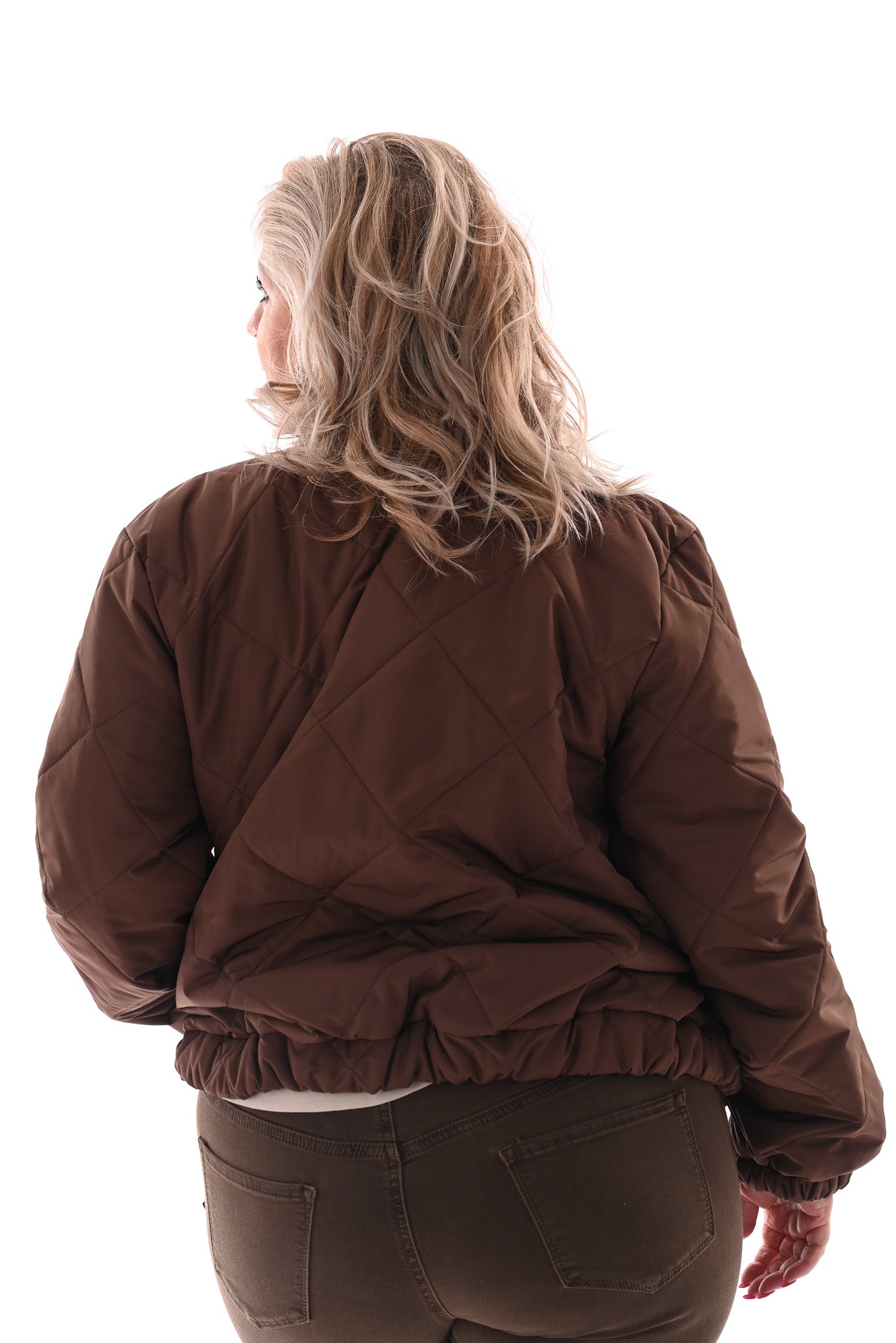 Bomber jack gevoerd panter detail bruin